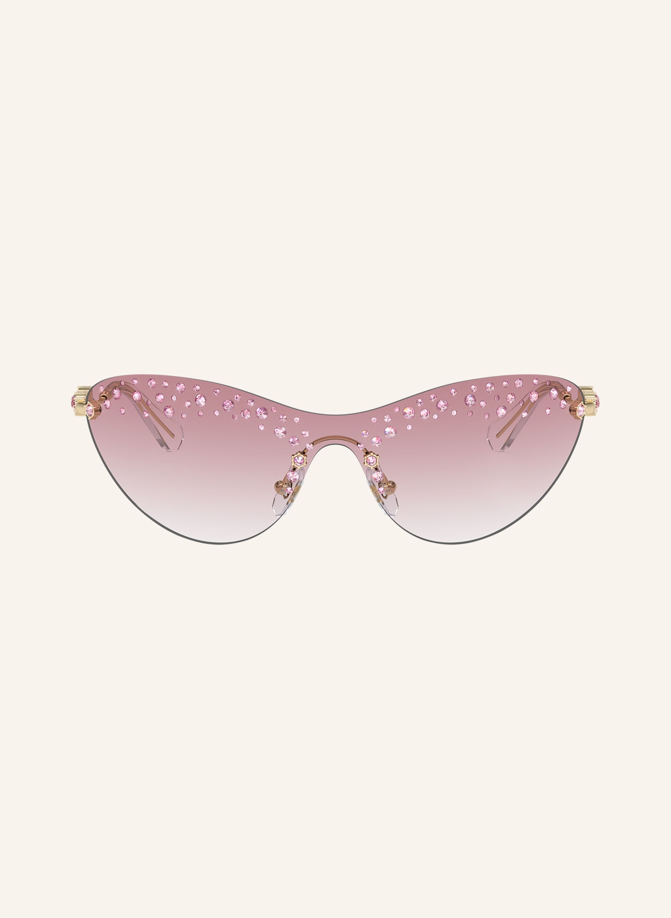 SWAROVSKI Sunglasses SK7023 with decorative gems, Color: 40138D - SILVER/ PINK GRADIENT (Image 2)