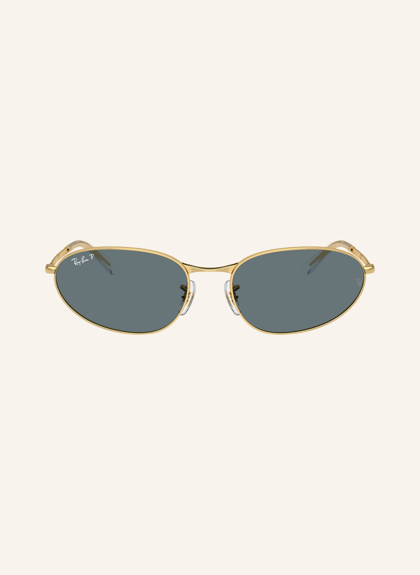 Ray-Ban Sunglasses RB3734, Color: 001/3R - GOLD/ DARK BLUE POLARIZED (Image 2)