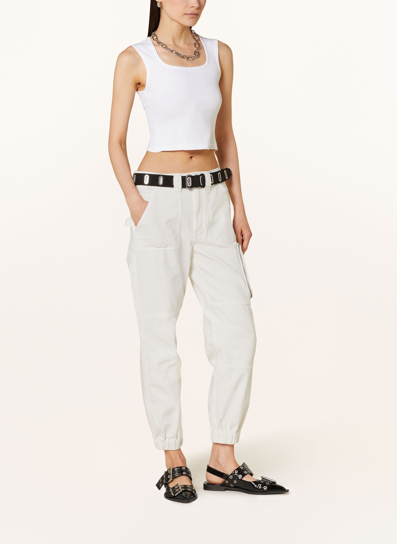 ALLSAINTS Cargo jeans, Color: WHITE (Image 2)