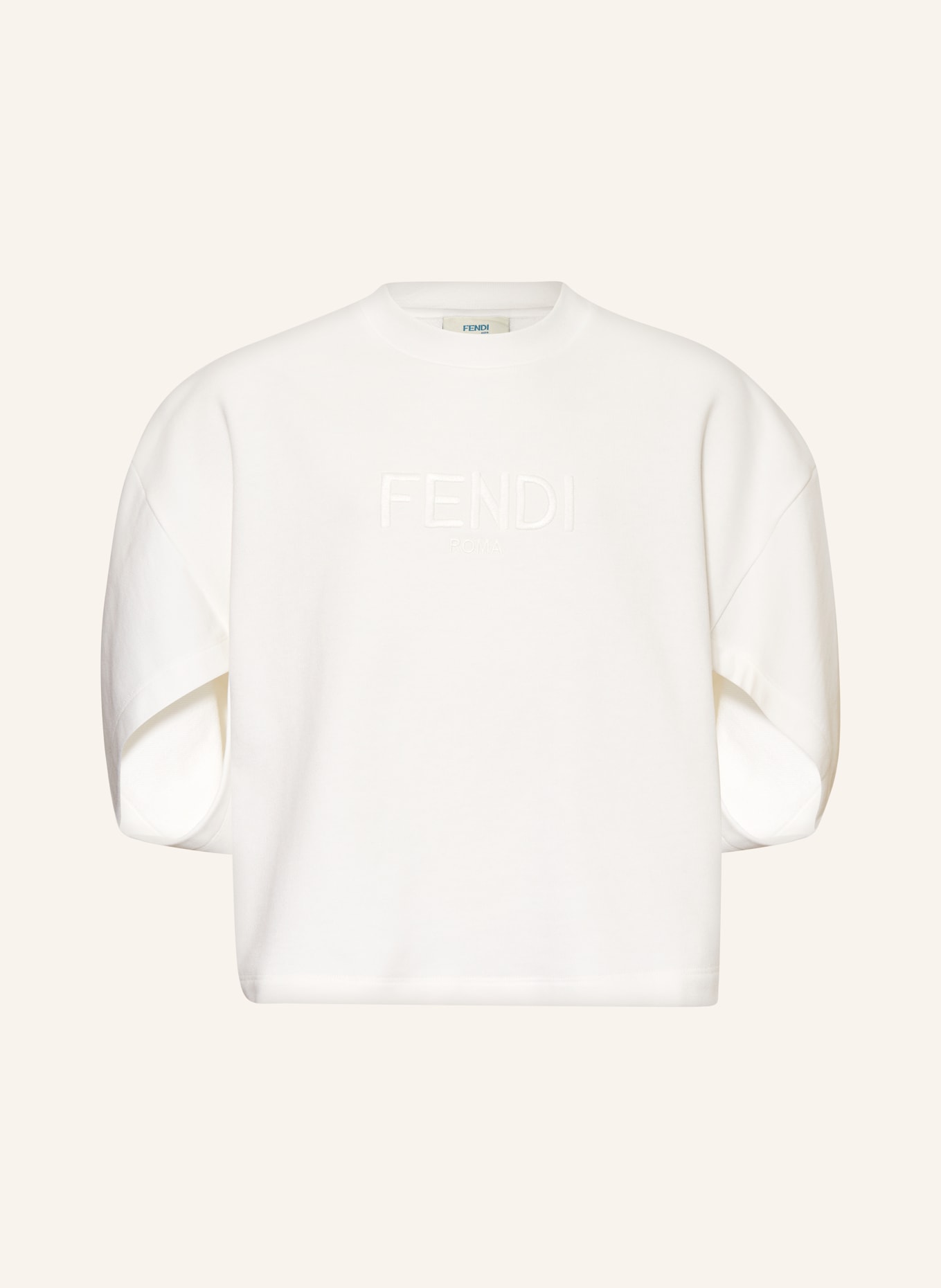 FENDI Oversized-Sweatshirt, Farbe: WEISS (Bild 1)