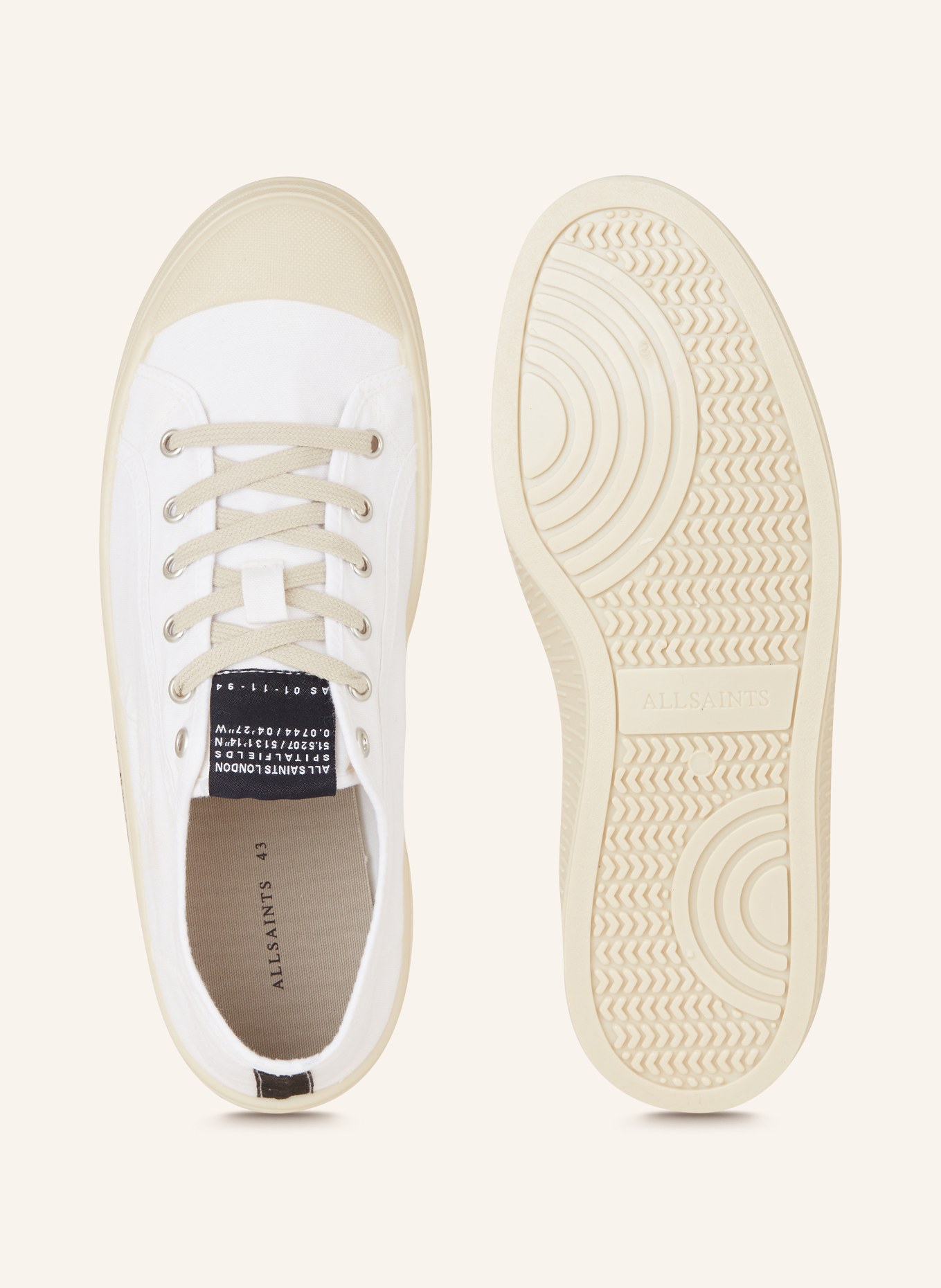 ALLSAINTS Sneakers SHERMAN, Color: WHITE (Image 5)