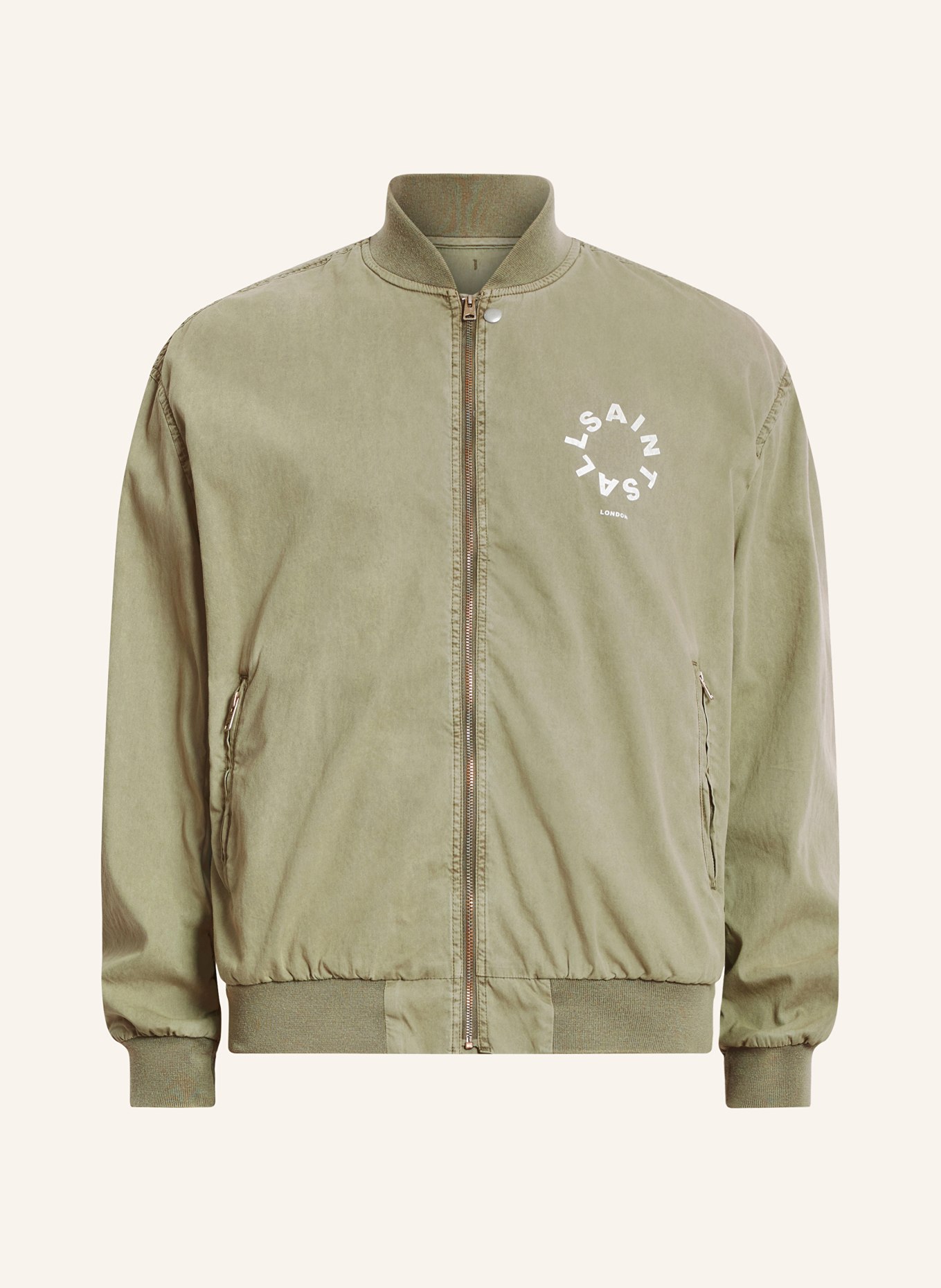 ALLSAINTS Bomber jacket TIERRA, Color: OLIVE (Image 1)