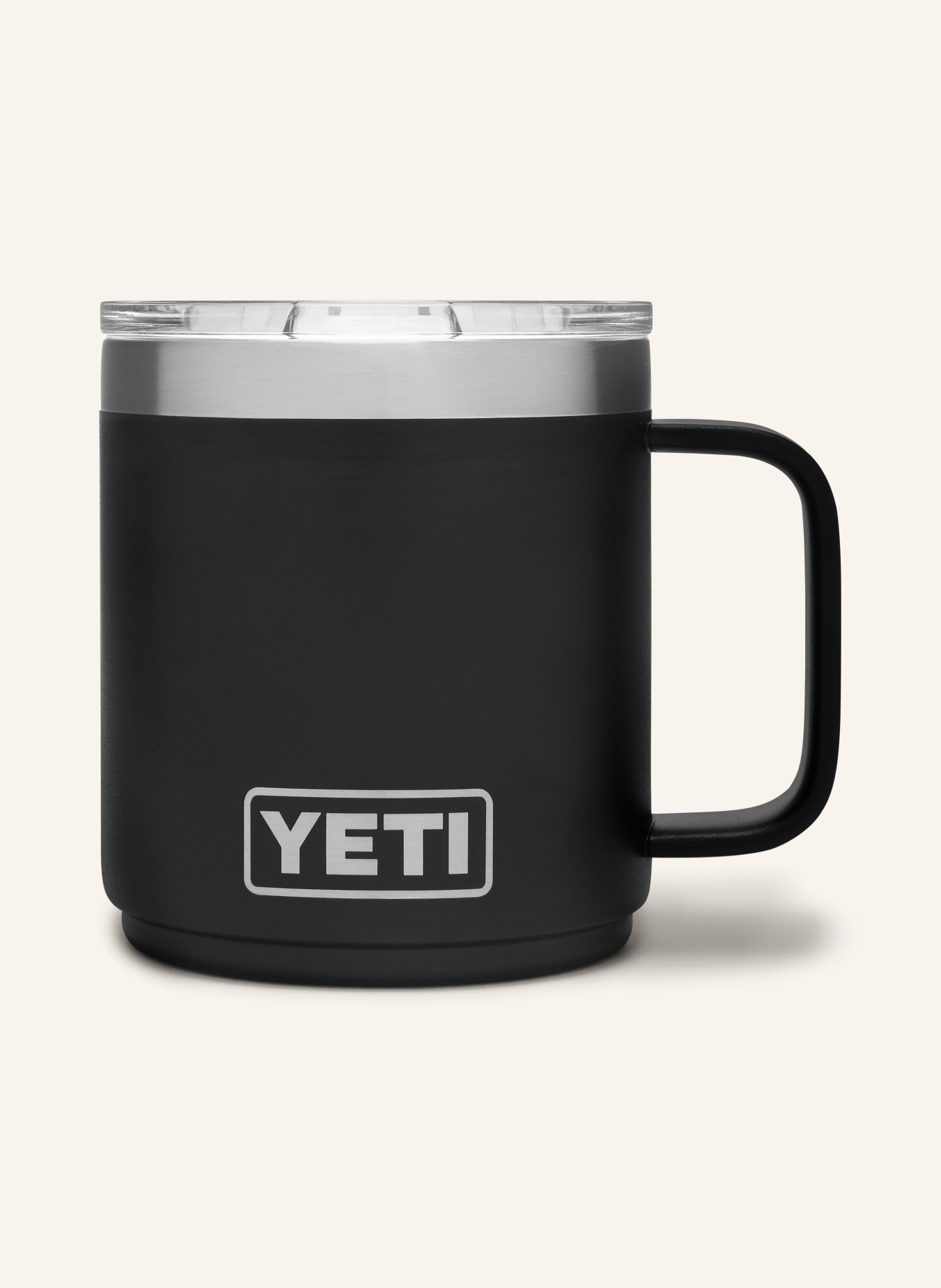 YETI Thermobecher RAMBLER®, Farbe: SCHWARZ/ SILBER (Bild 1)