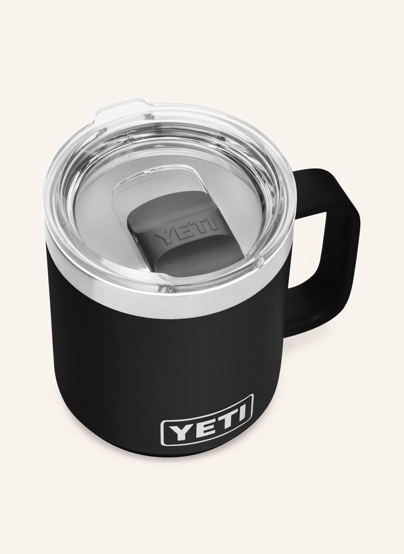 YETI Thermobecher RAMBLER®, Farbe: SCHWARZ/ SILBER (Bild 3)