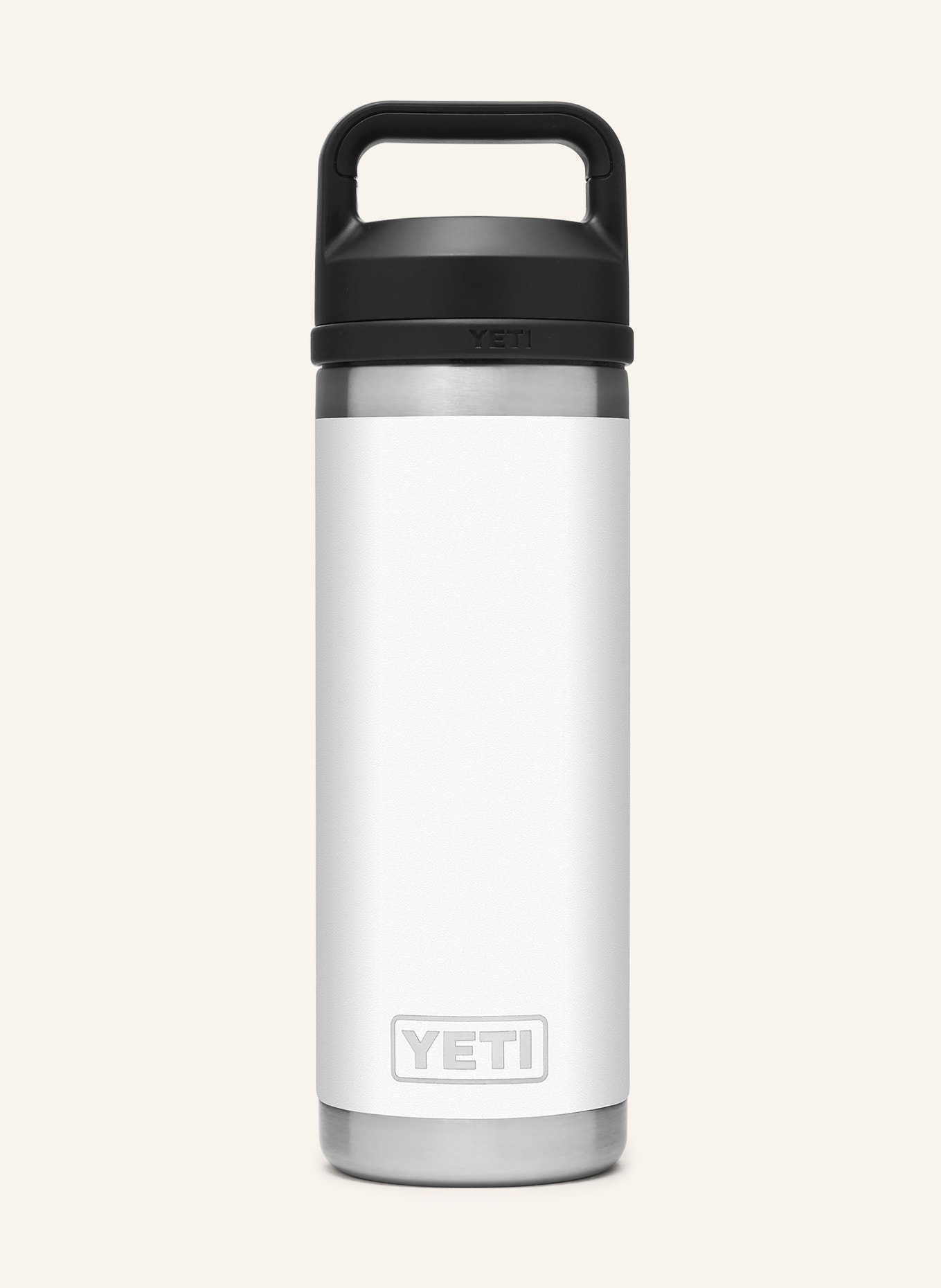 YETI Isolierflasche RAMBLER®, Farbe: WEISS/ SILBER (Bild 1)