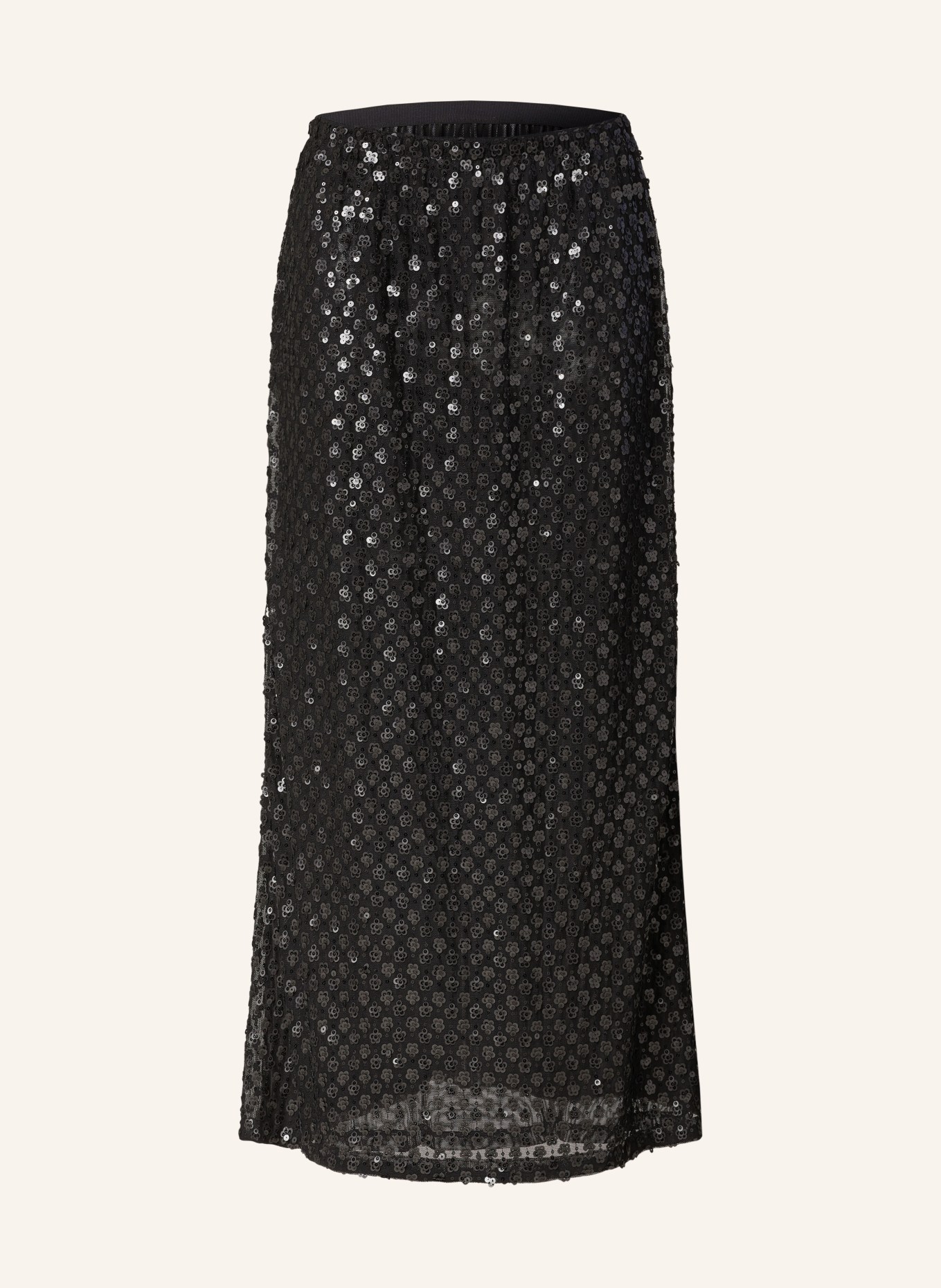 BAUM UND PFERDGARTEN Rock JOLETTY im Materialmix: SCHWARZ / GRAU