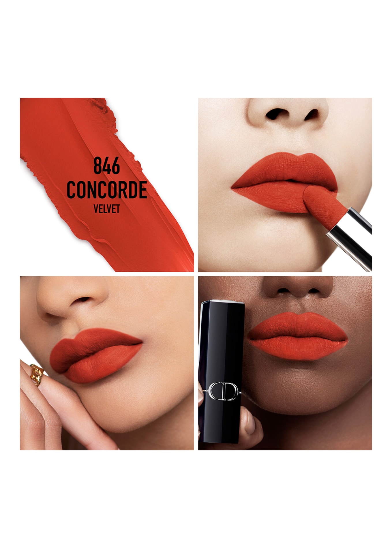 DIOR ROUGE DIOR VELVET: 846 CONCORDE