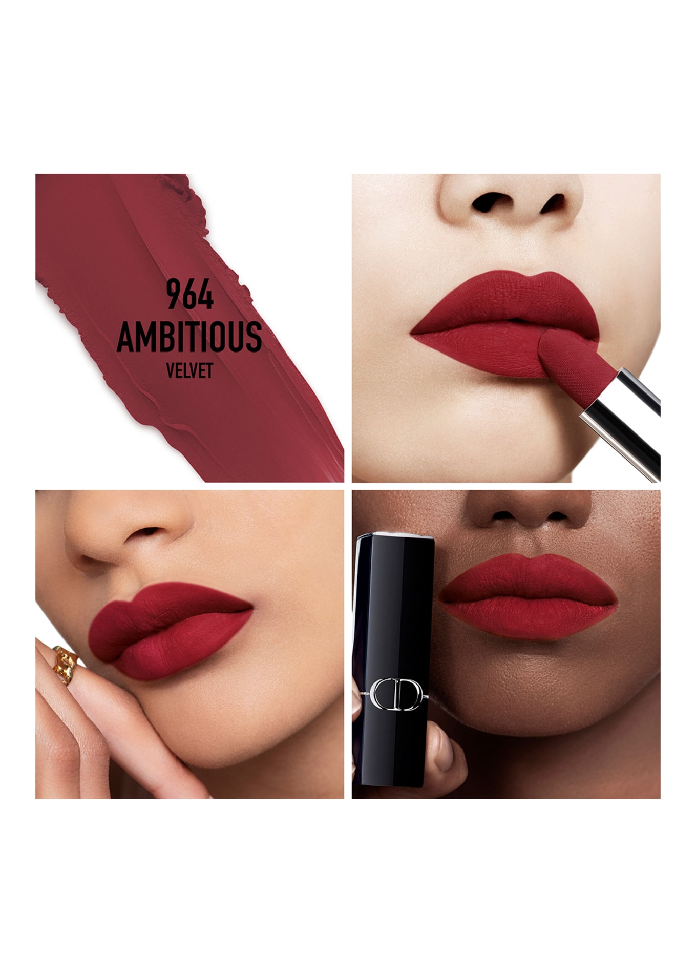 DIOR ROUGE DIOR VELVET: 964 AMBITIOUS