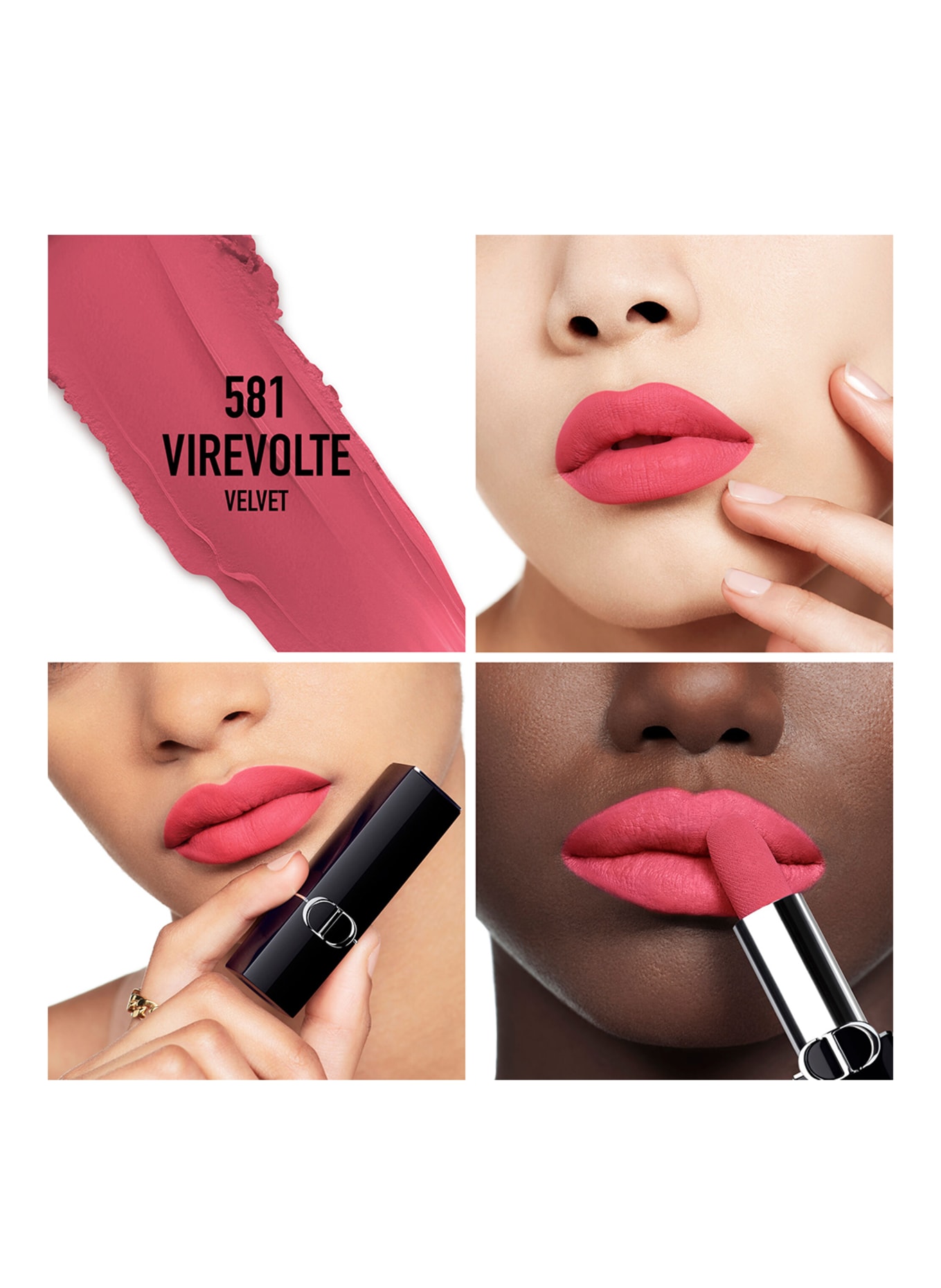 DIOR ROUGE DIOR VELVET: 581 VIREVOLTE