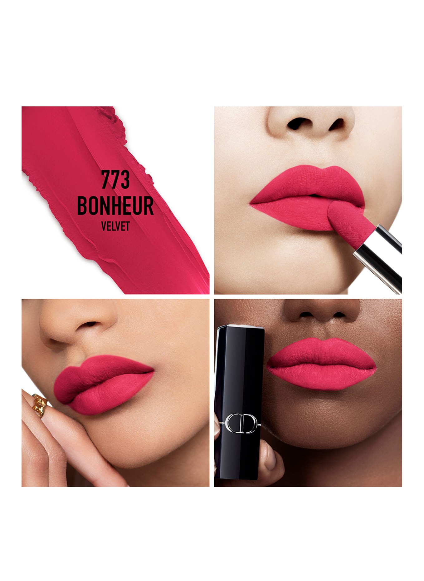 DIOR ROUGE DIOR VELVET: 773 BONHEUR