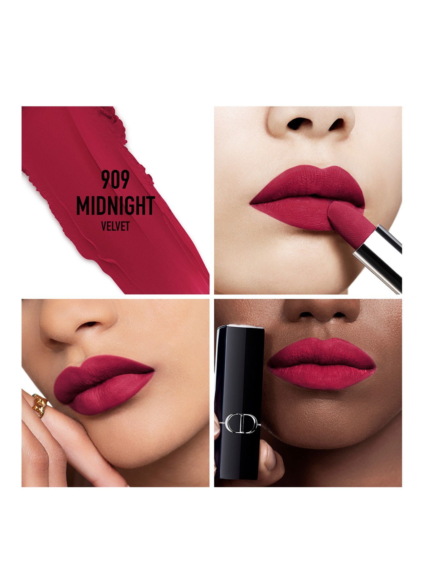 DIOR ROUGE DIOR VELVET: 909 MIDNIGHT