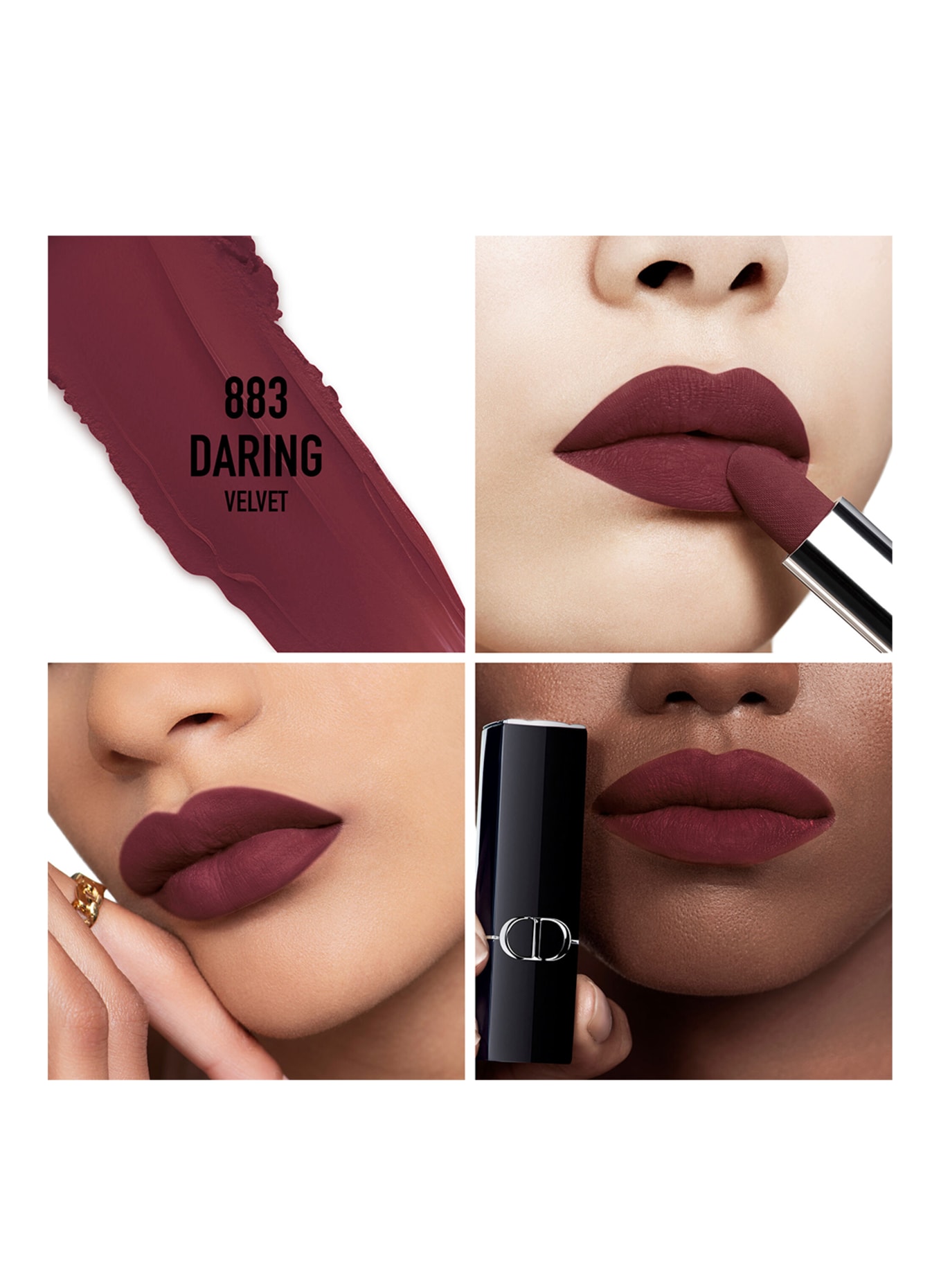 DIOR ROUGE DIOR VELVET: 883 DARING