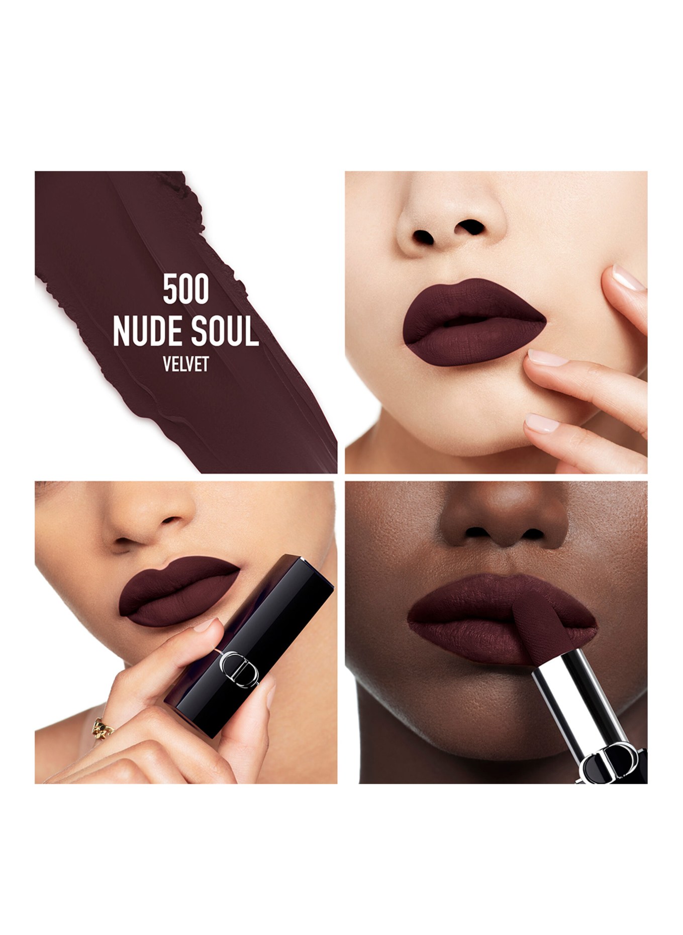 DIOR ROUGE DIOR VELVET: 500 NUDE SOUL
