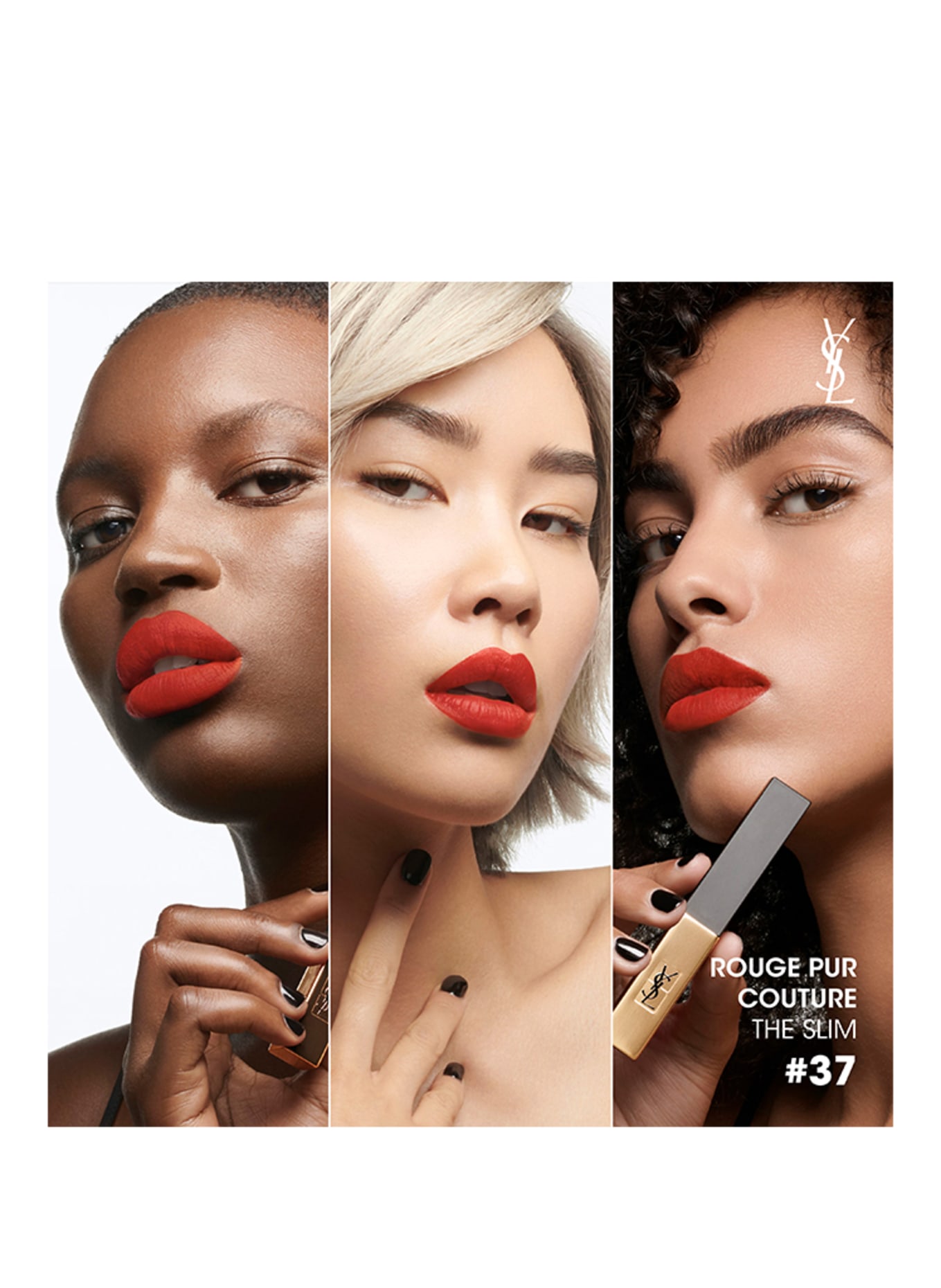 YVES SAINT LAURENT BEAUTÉ ROUGE PUR COUTURE THE SLIM: 37 RED ON FIRE