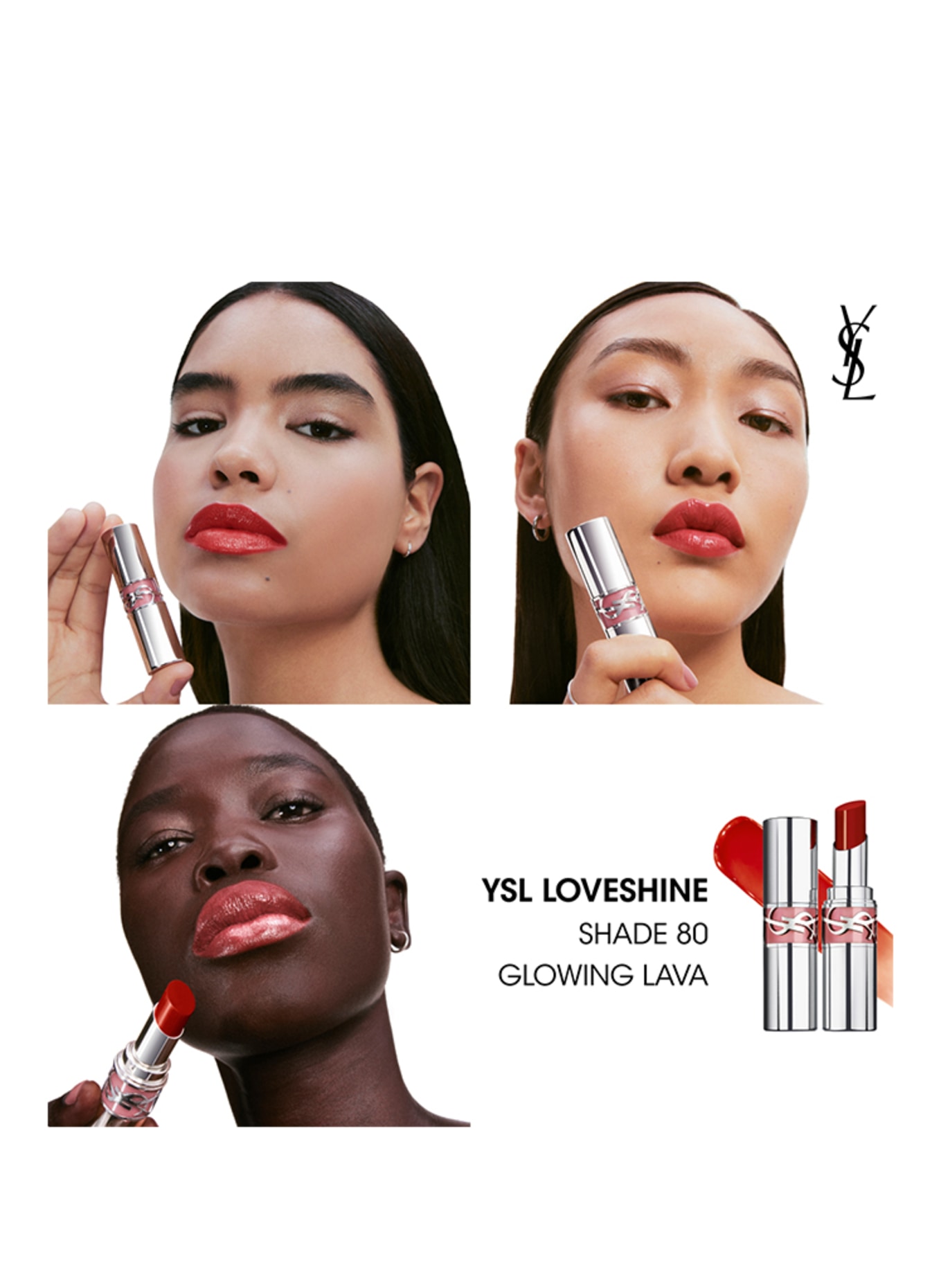 YVES SAINT LAURENT BEAUTÉ LOVESHINE: 80 GLOWING LAVA