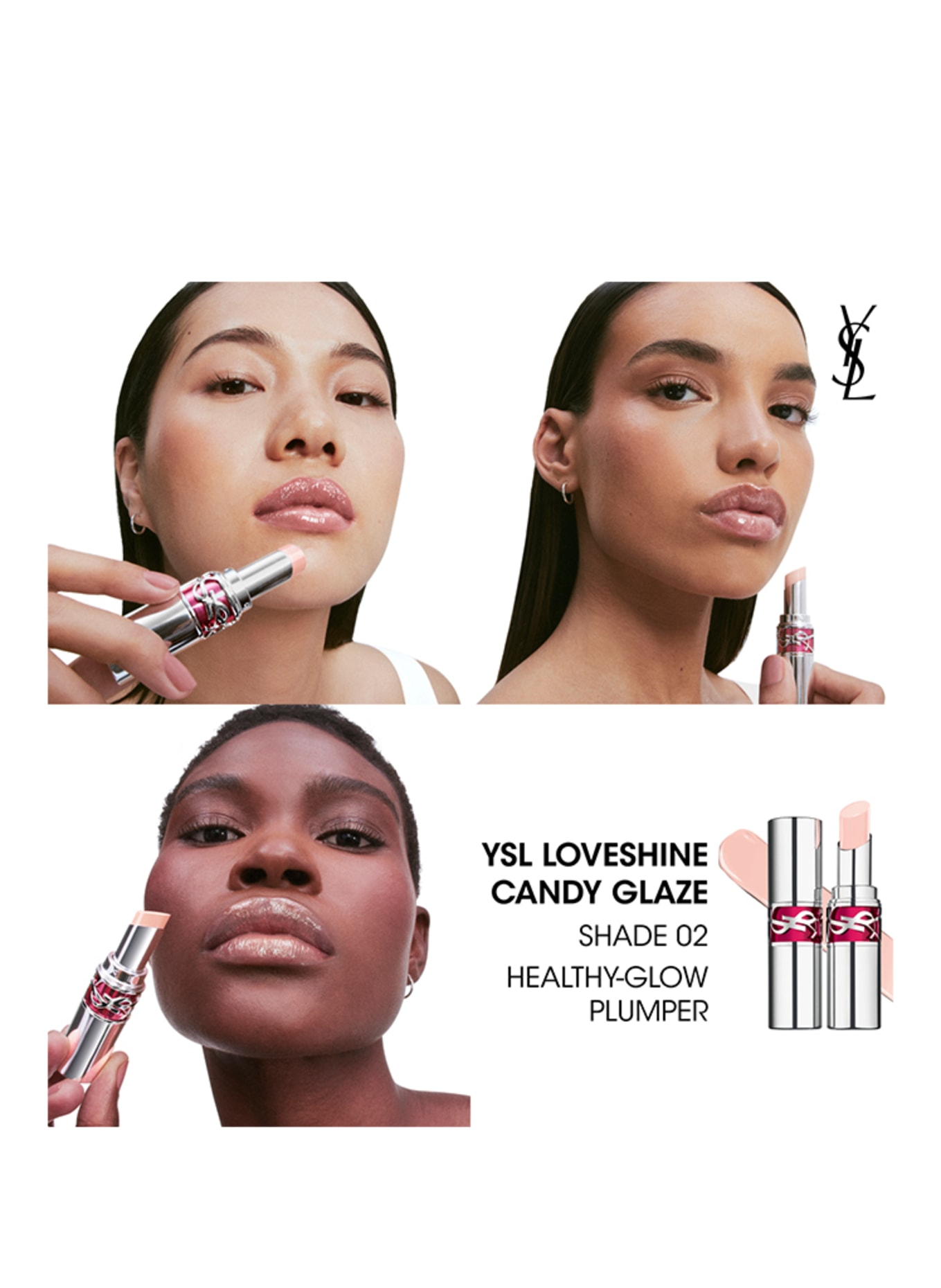 YVES SAINT LAURENT BEAUTÉ LOVESHINE CANDY GLAZE: 2 HEALTHY-GLOW PLUMPER