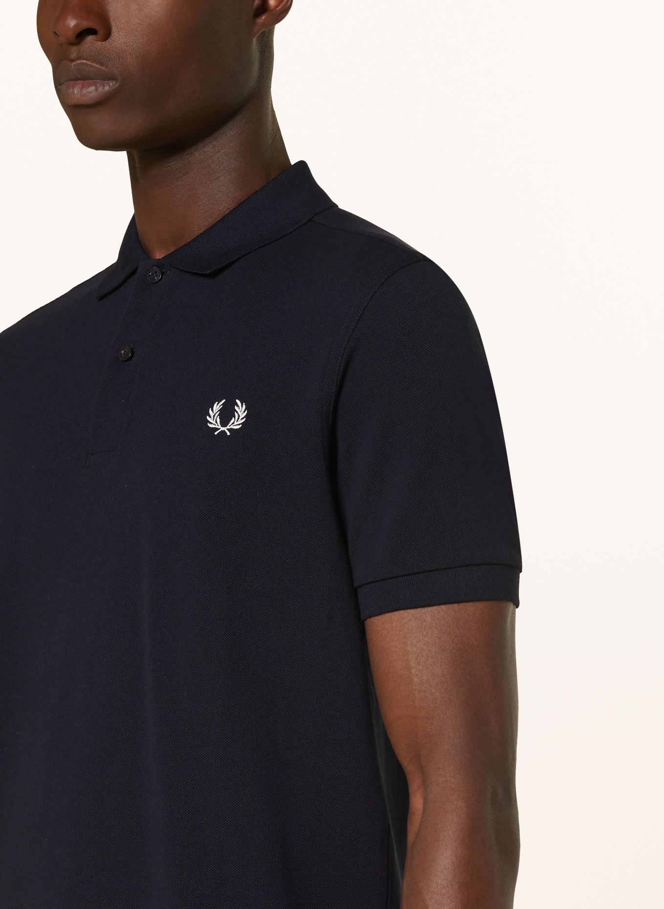 FRED PERRY Piqué polo shirt M6000 slim fit, Color: DARK BLUE (Image 5)