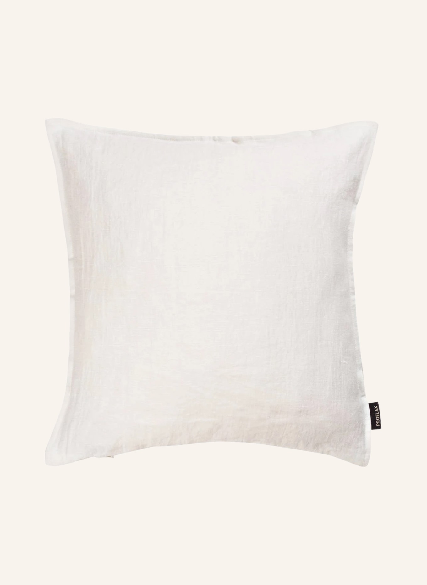 PROFLAX Linen decorative cushion cover SVEN, Color: WHITE (Image 1)