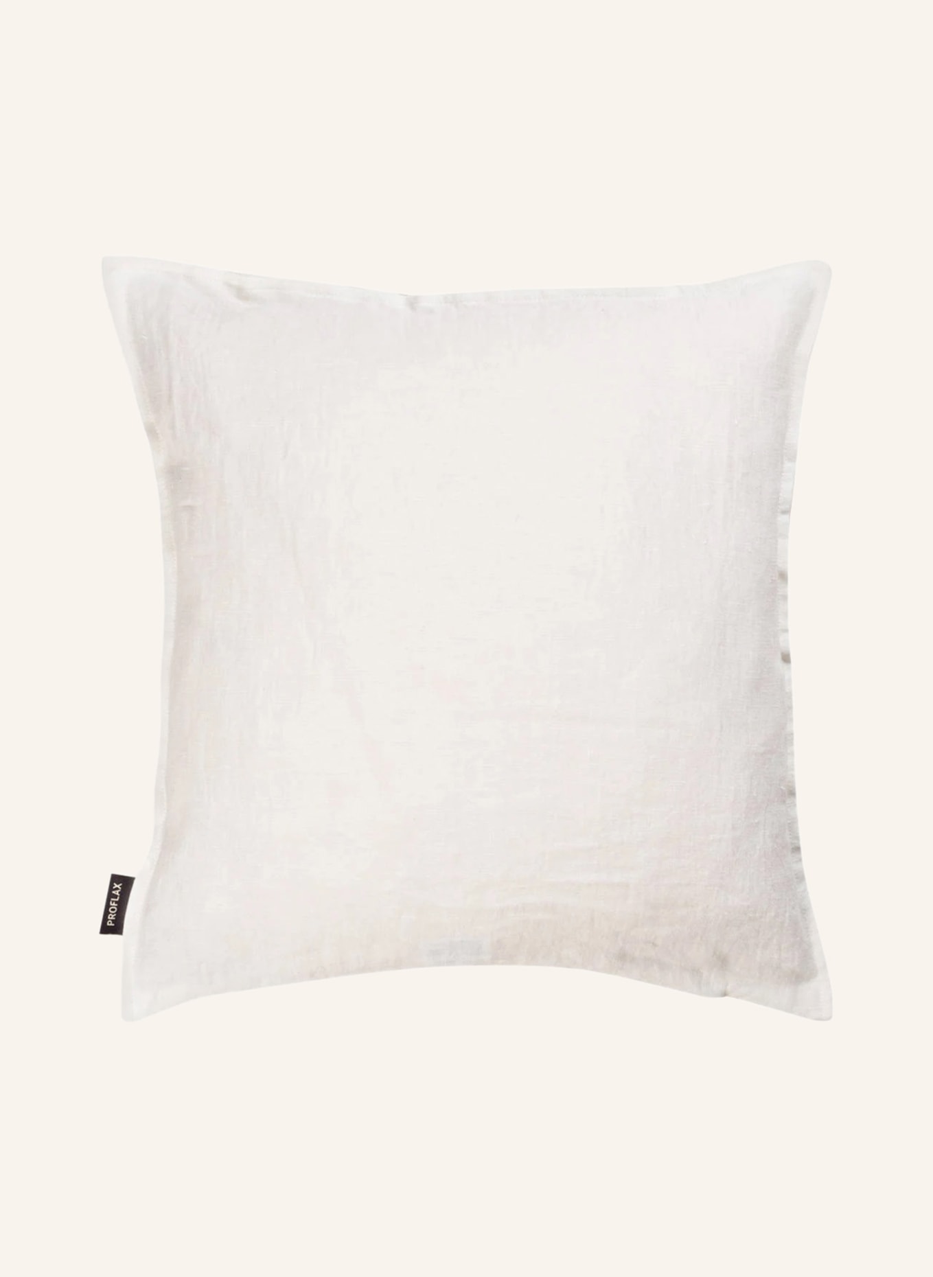PROFLAX Linen decorative cushion cover SVEN, Color: WHITE (Image 2)