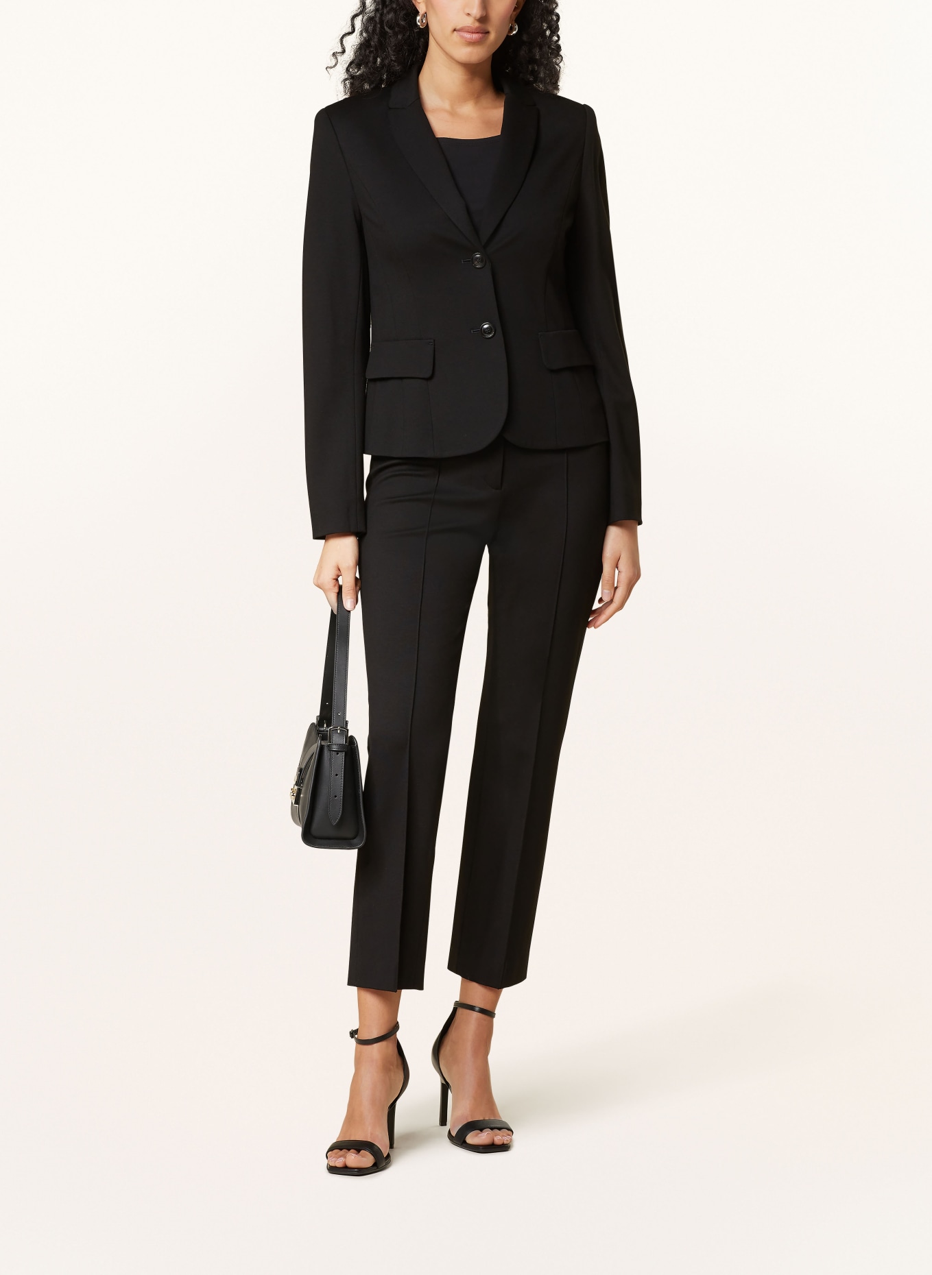 MARC CAIN Jersey blazer, Color: BLACK (Image 2)