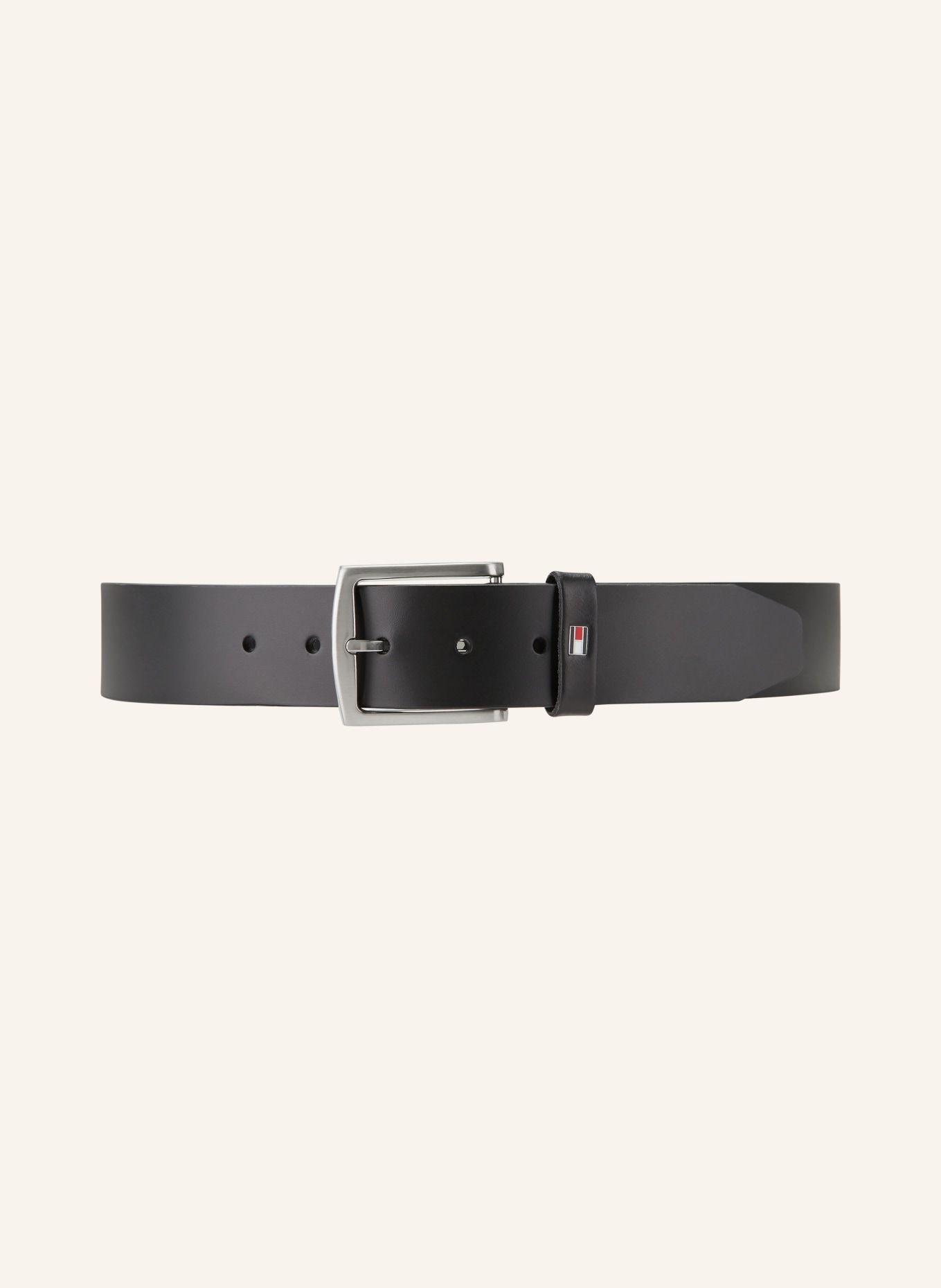 TOMMY HILFIGER Leather belt NEW DENTON 4.0, Color: BLACK (Image 2)