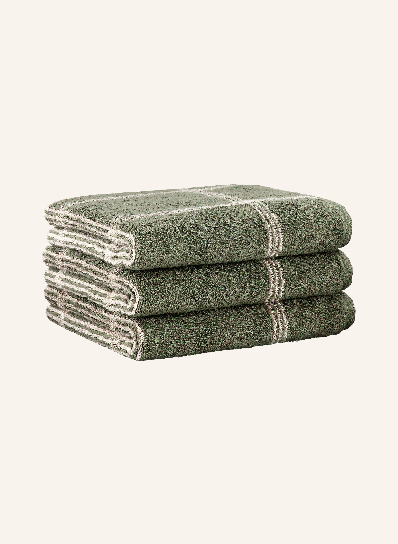 Cawö Towel LUXURY HOME, Color: GREEN (Image 2)