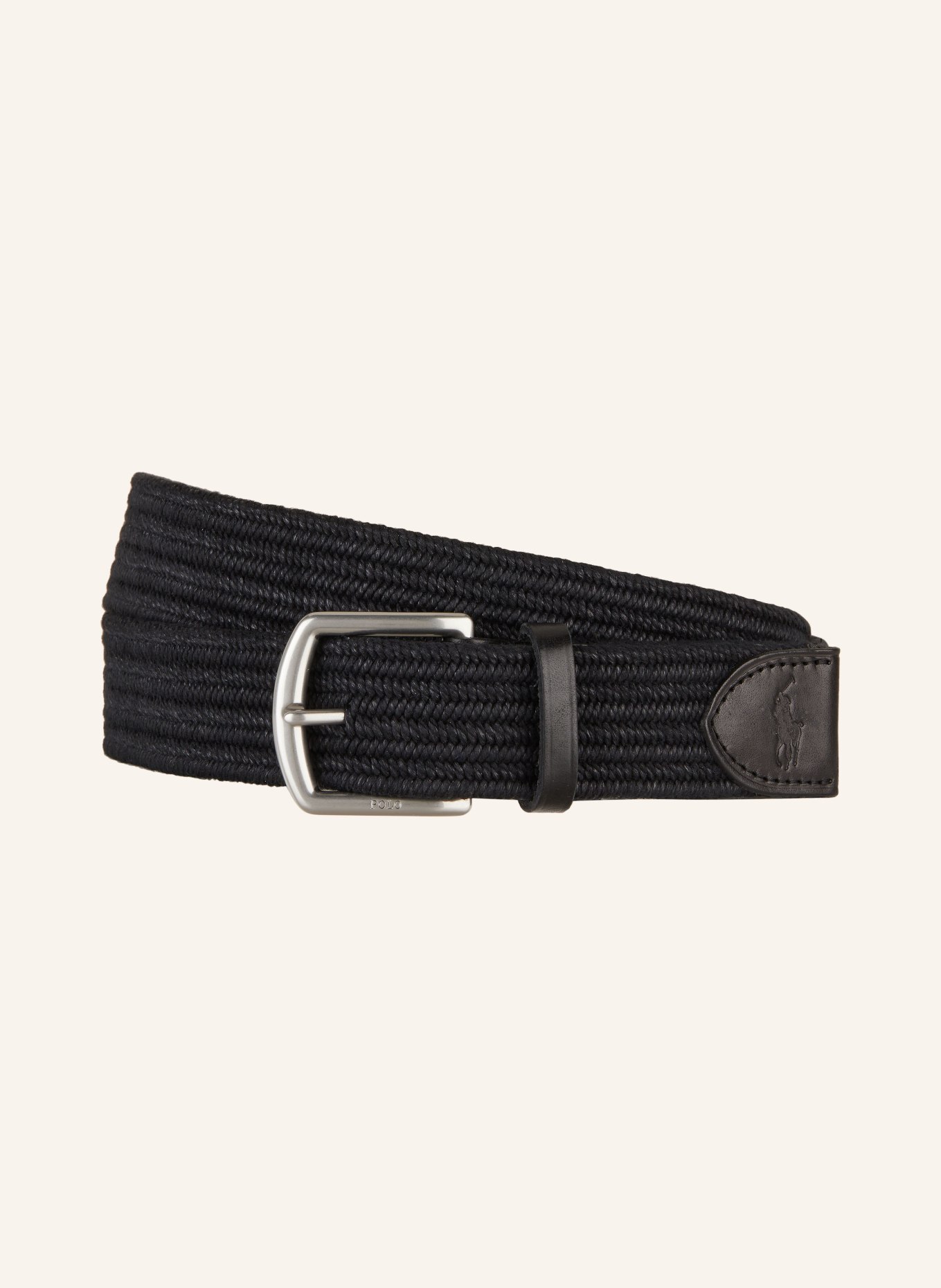 POLO RALPH LAUREN Braided belt , Color: BLACK (Image 1)
