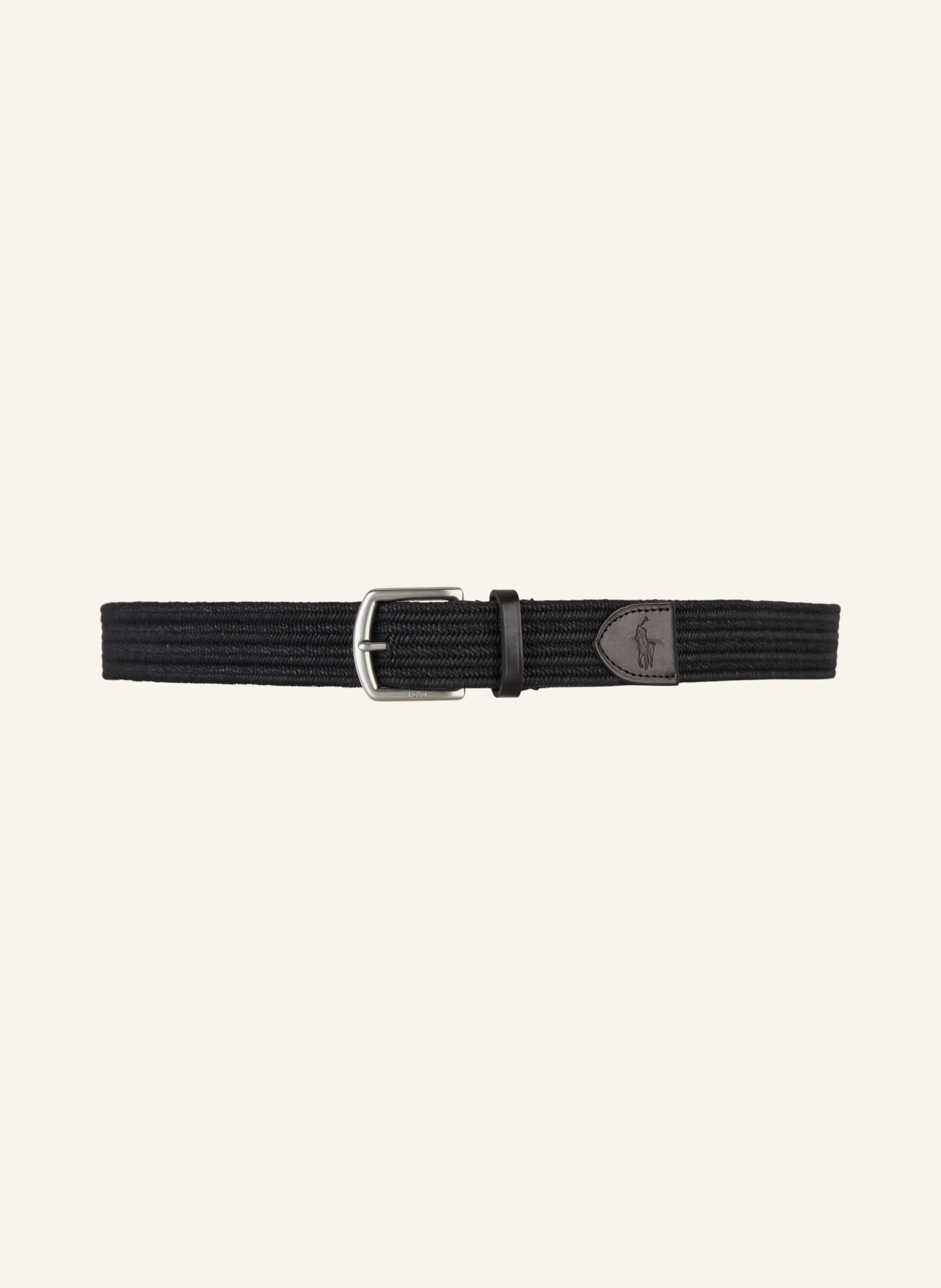 POLO RALPH LAUREN Braided belt , Color: BLACK (Image 2)