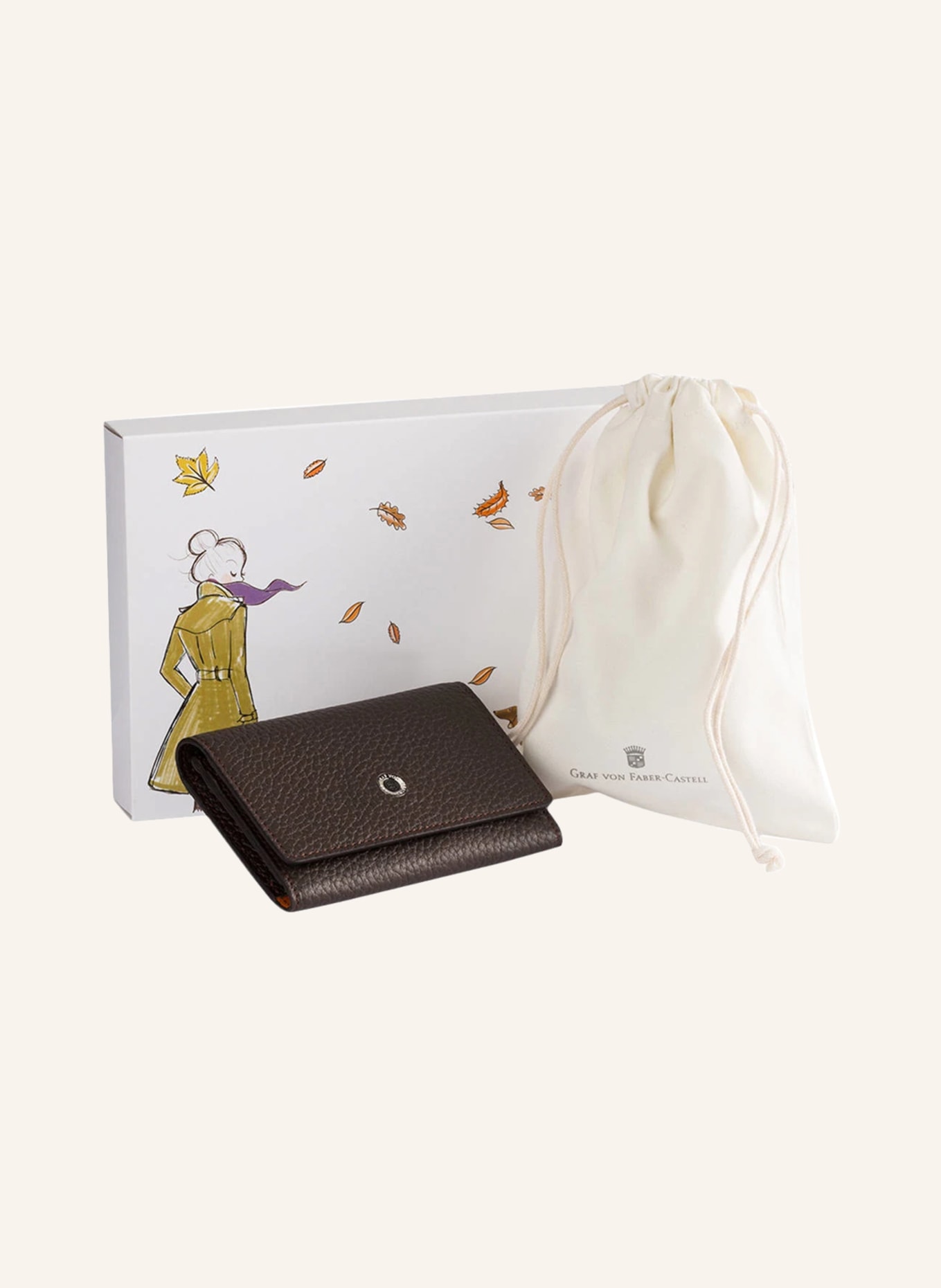 GRAF VON FABER-CASTELL Kartenetui: DUNKELBRAUN