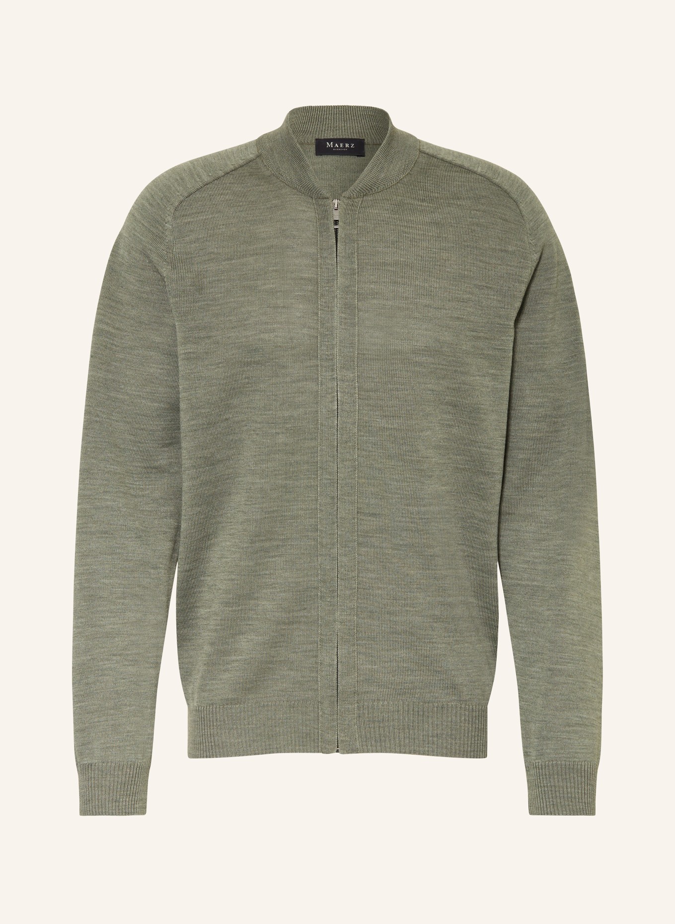 MAERZ MUENCHEN Strickjacke : GRÜN