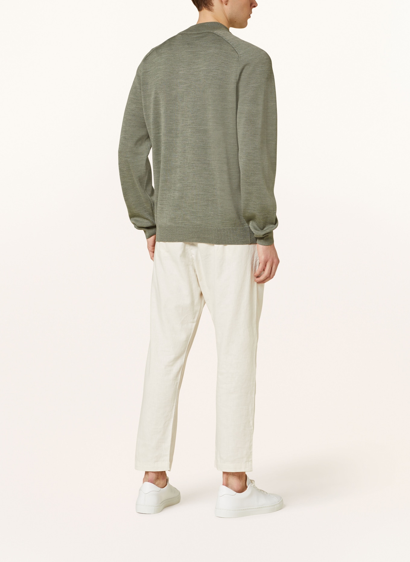 MAERZ MUENCHEN Strickjacke : GRÜN