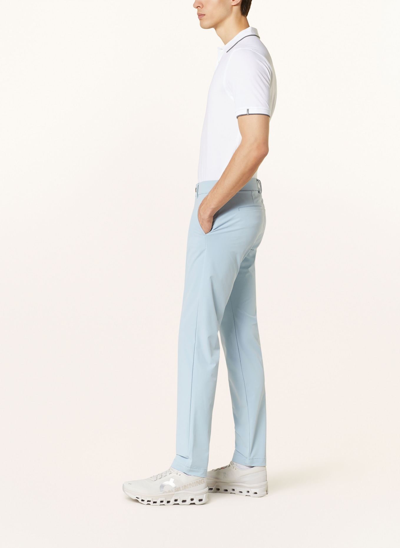 KJUS Golf pants IKE , Color: LIGHT BLUE (Image 4)