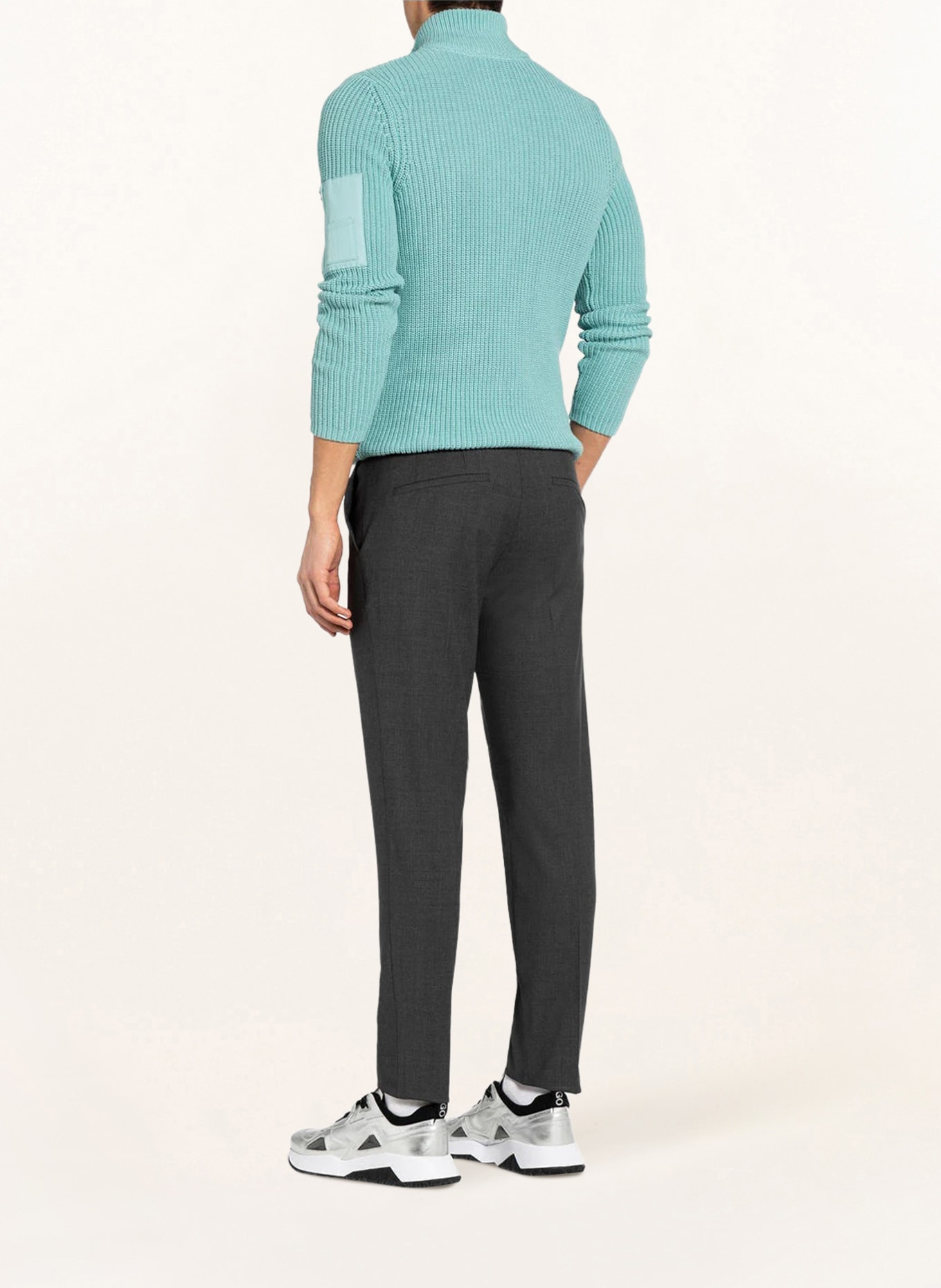 DRYKORN Spodnie garniturowe PIET extra slim fit , Kolor: SZARY (Obrazek 4)