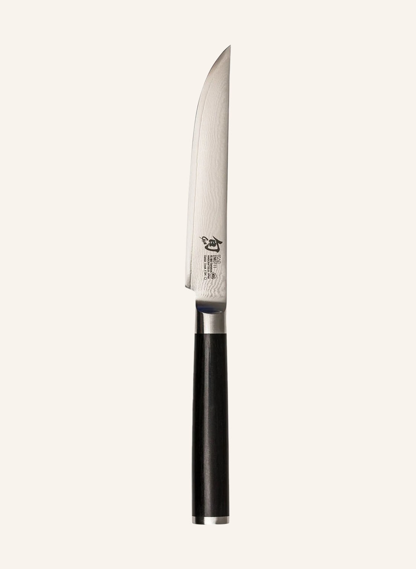 KAI Steak knife DM-0711, Color: BLACK/ SILVER (Image 1)