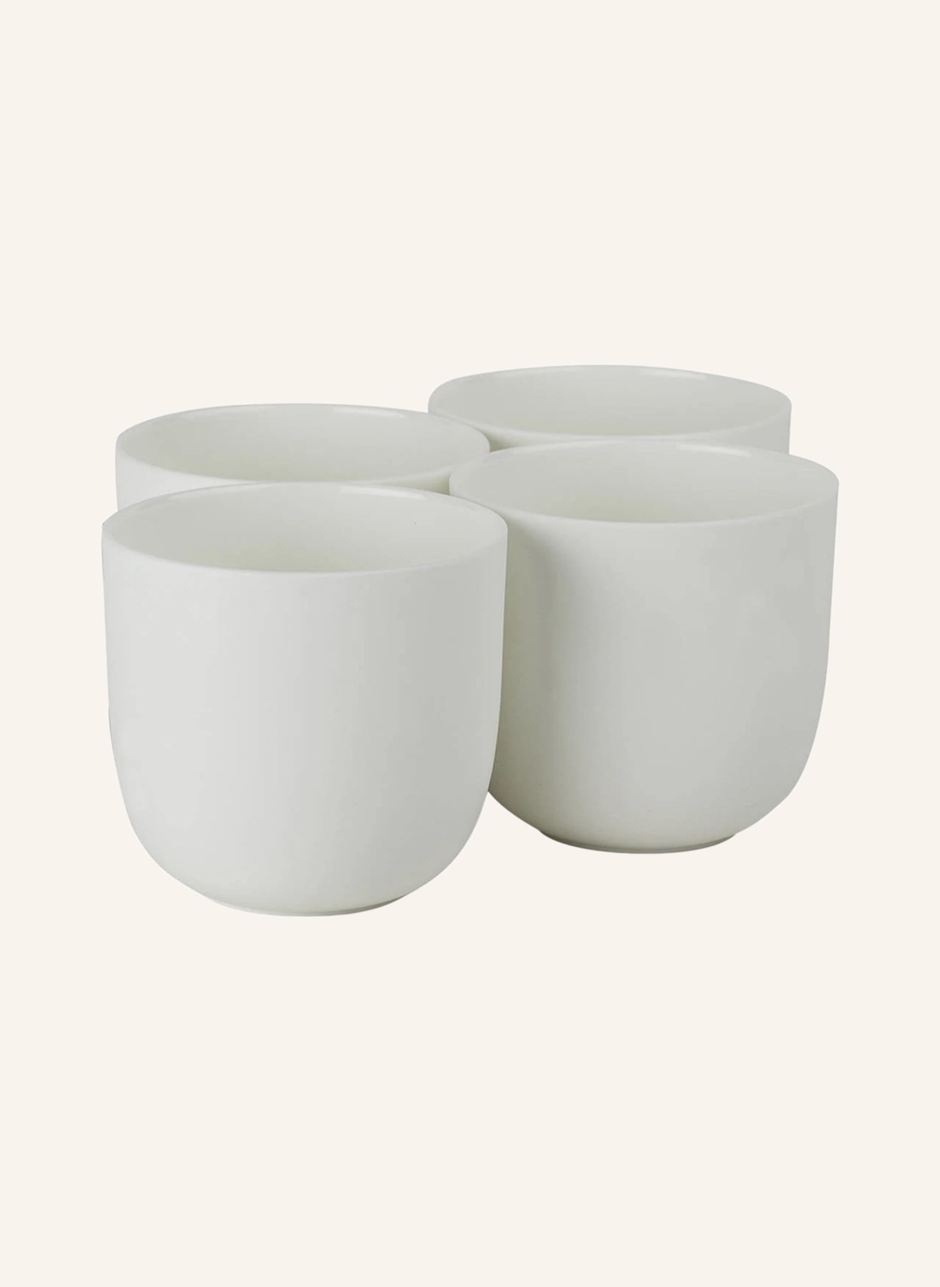 SERAX Set of 4 mugs BASE , Color: CREAM (Image 1)