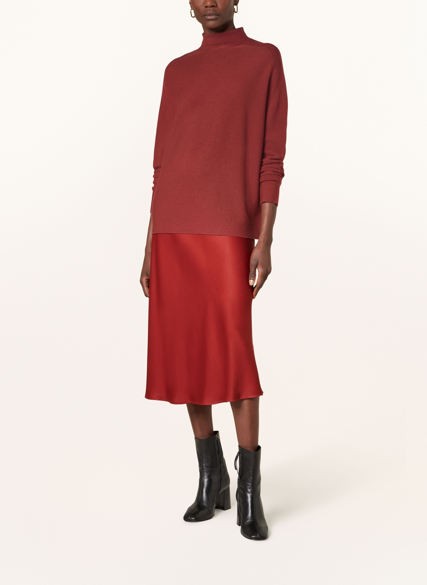 DRYKORN Turtleneck sweater LIORA, Color: DARK RED (Image 2)