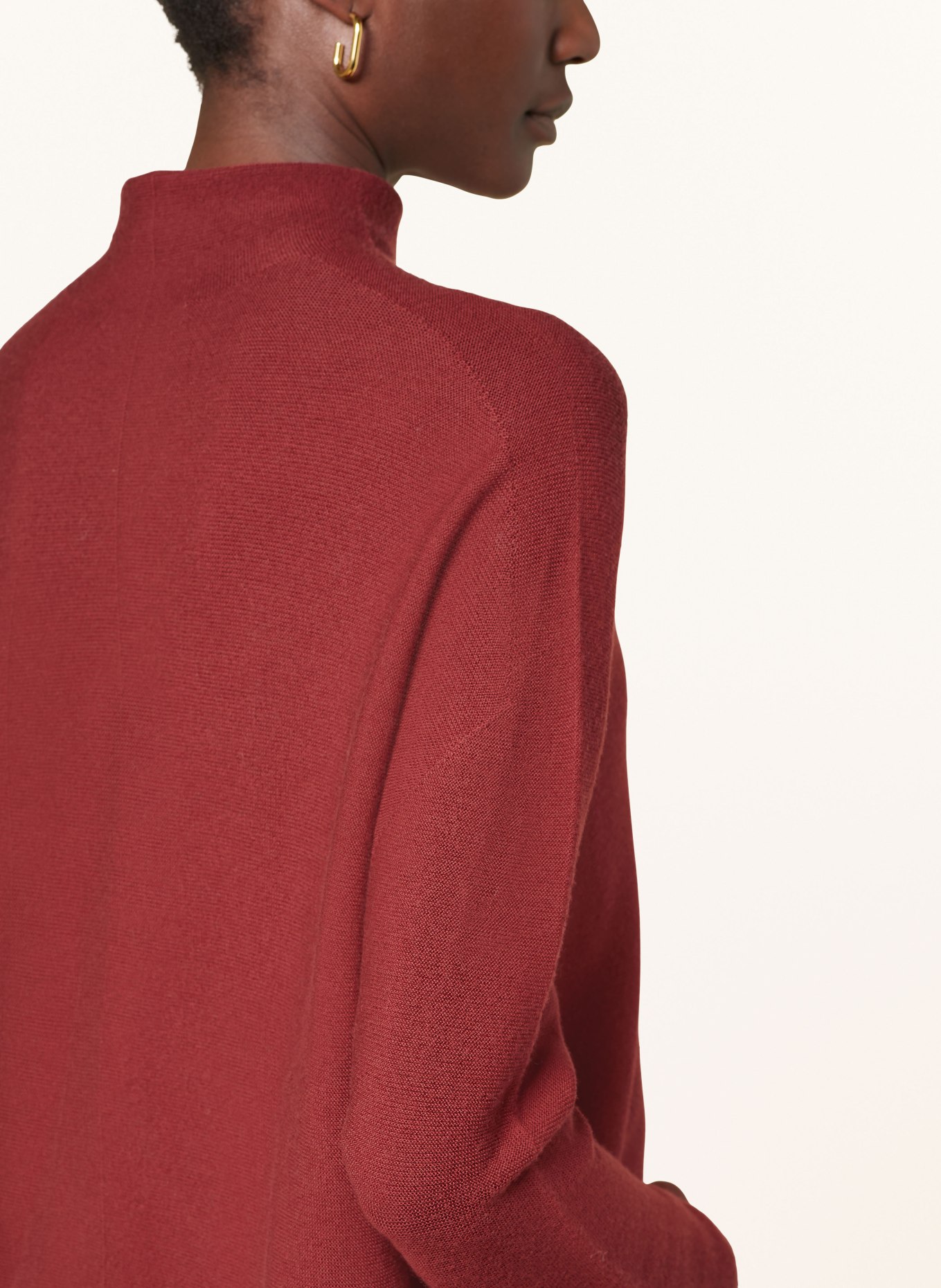 DRYKORN Turtleneck sweater LIORA, Color: DARK RED (Image 4)