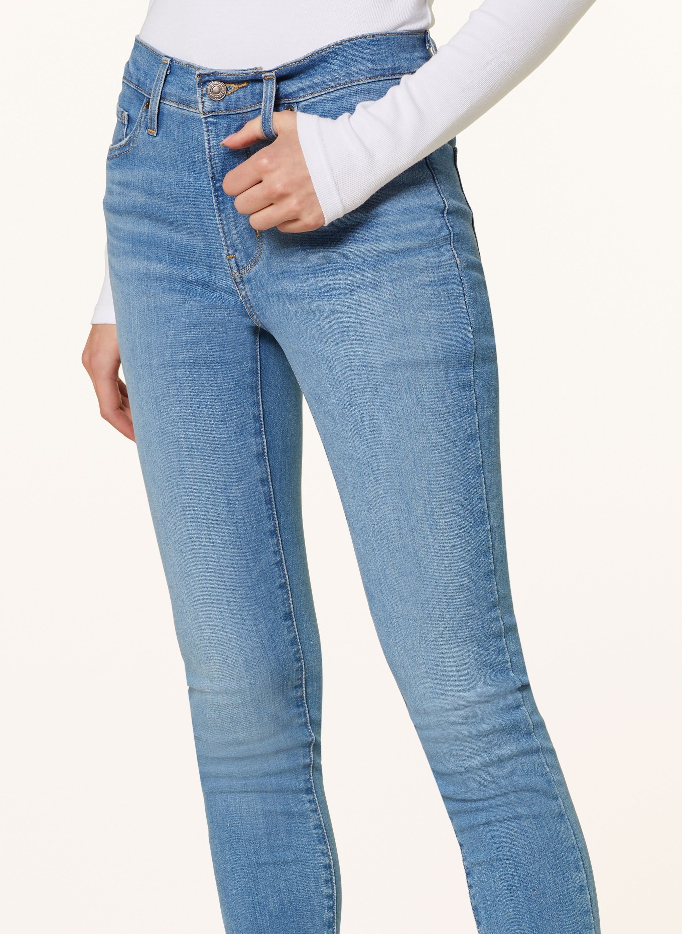Levi's® Skinny jeans 310 SHAPING SUPER SKINNY QUEBE, Color: 91 Light Indigo - Worn In (Image 5)