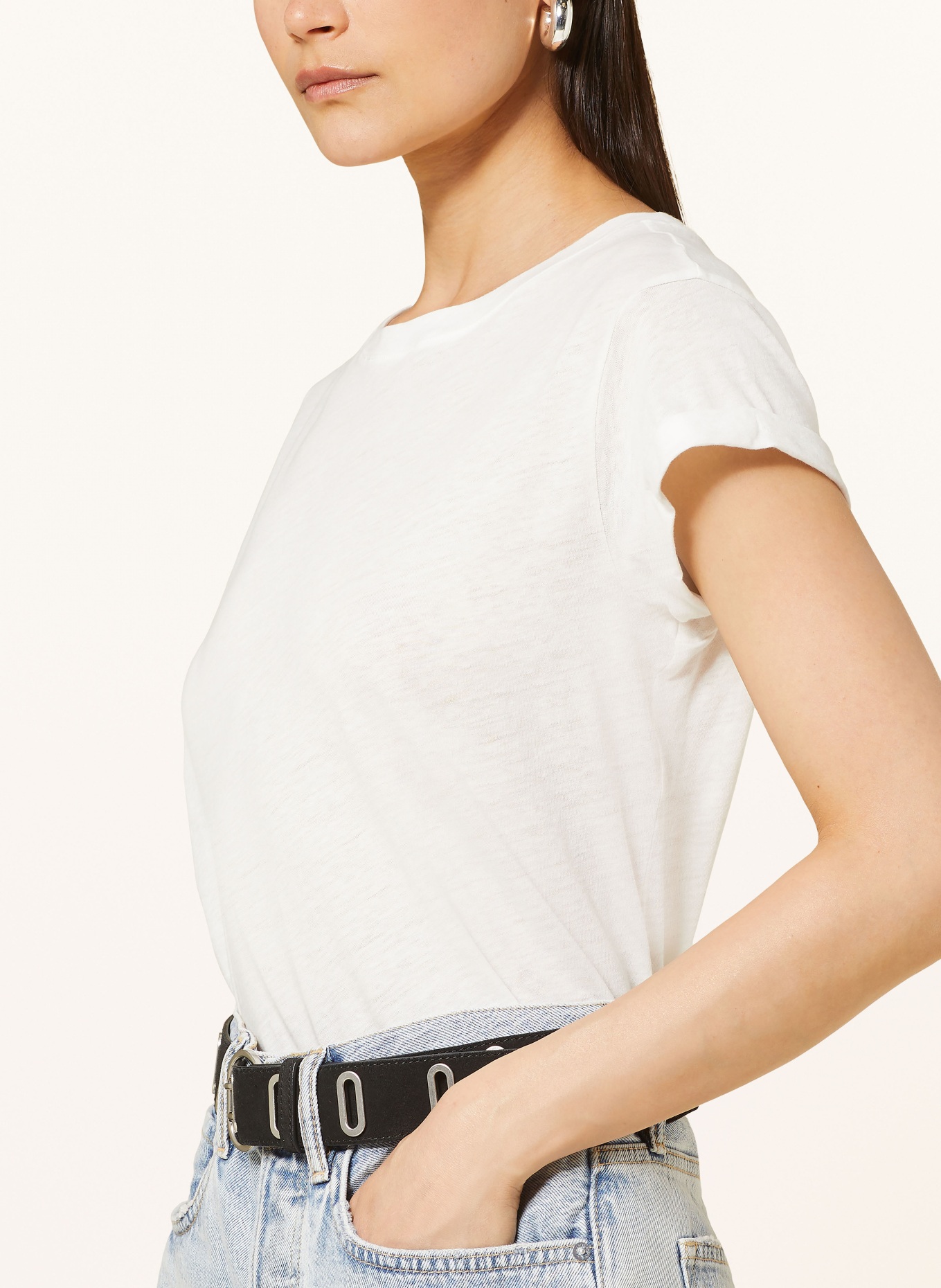 ALLSAINTS T-shirt ANNA, Color: WHITE (Image 5)