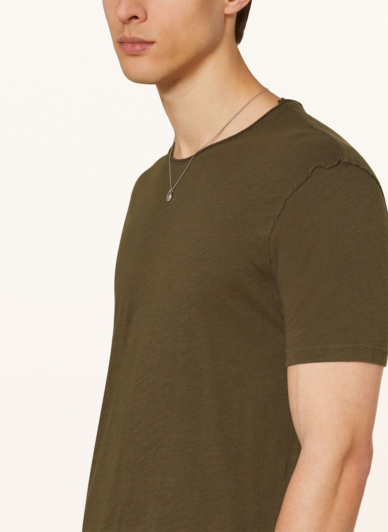 ALLSAINTS T-shirt FIGURE, Color: DARK BROWN (Image 4)