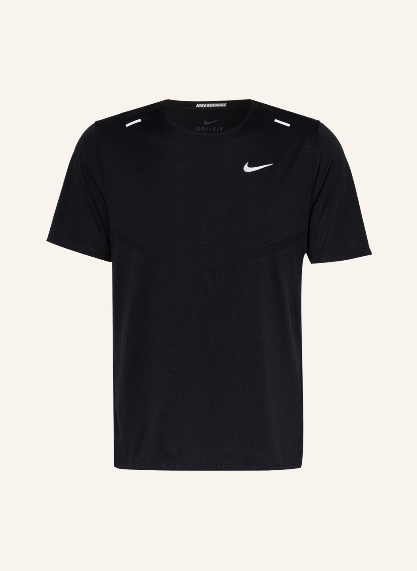Nike Laufshirt RISE 365, Farbe: SCHWARZ (Bild 1)
