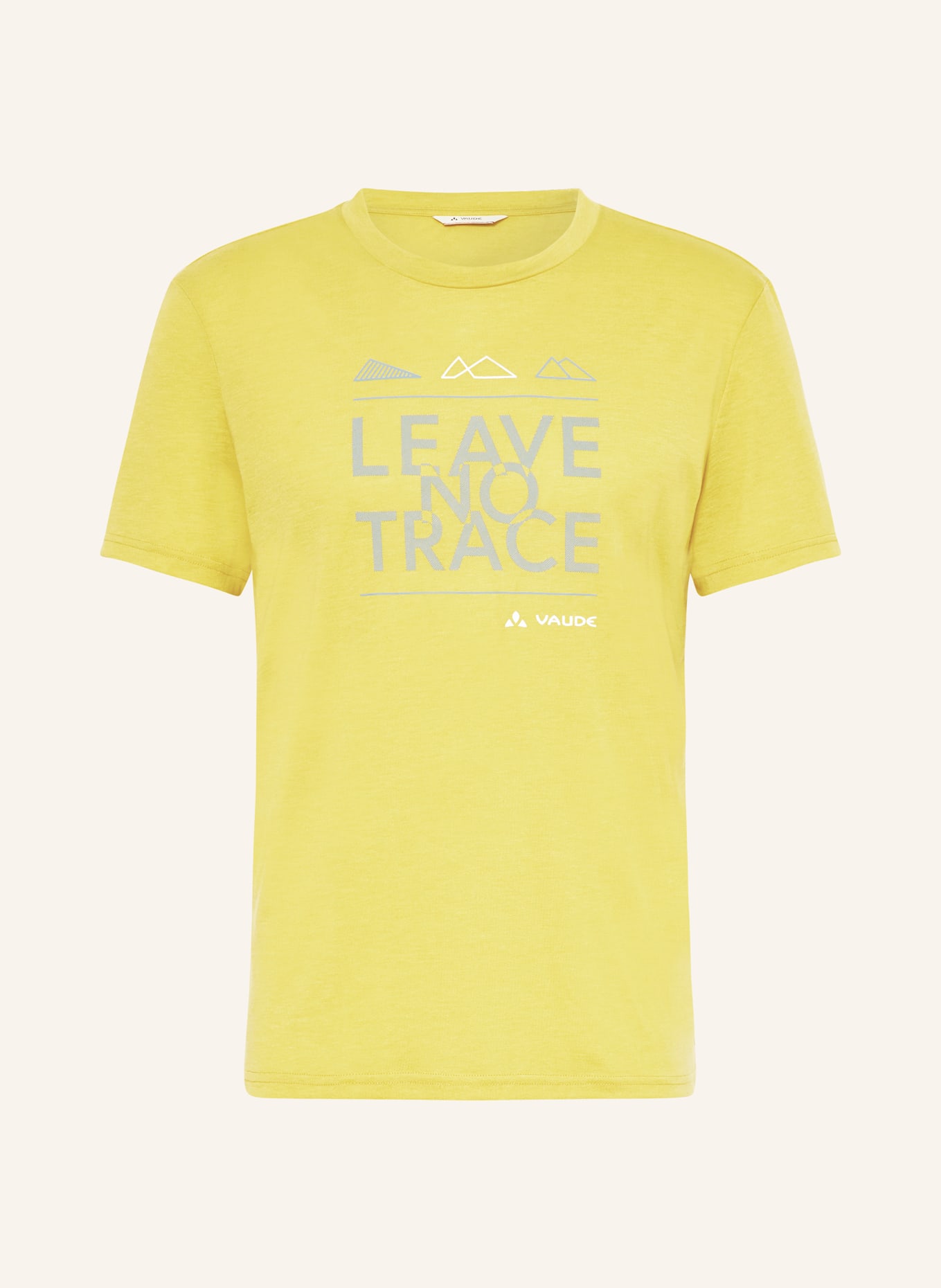 VAUDE T-shirt TEKOA III, Color: YELLOW/ GRAY/ WHITE (Image 1)