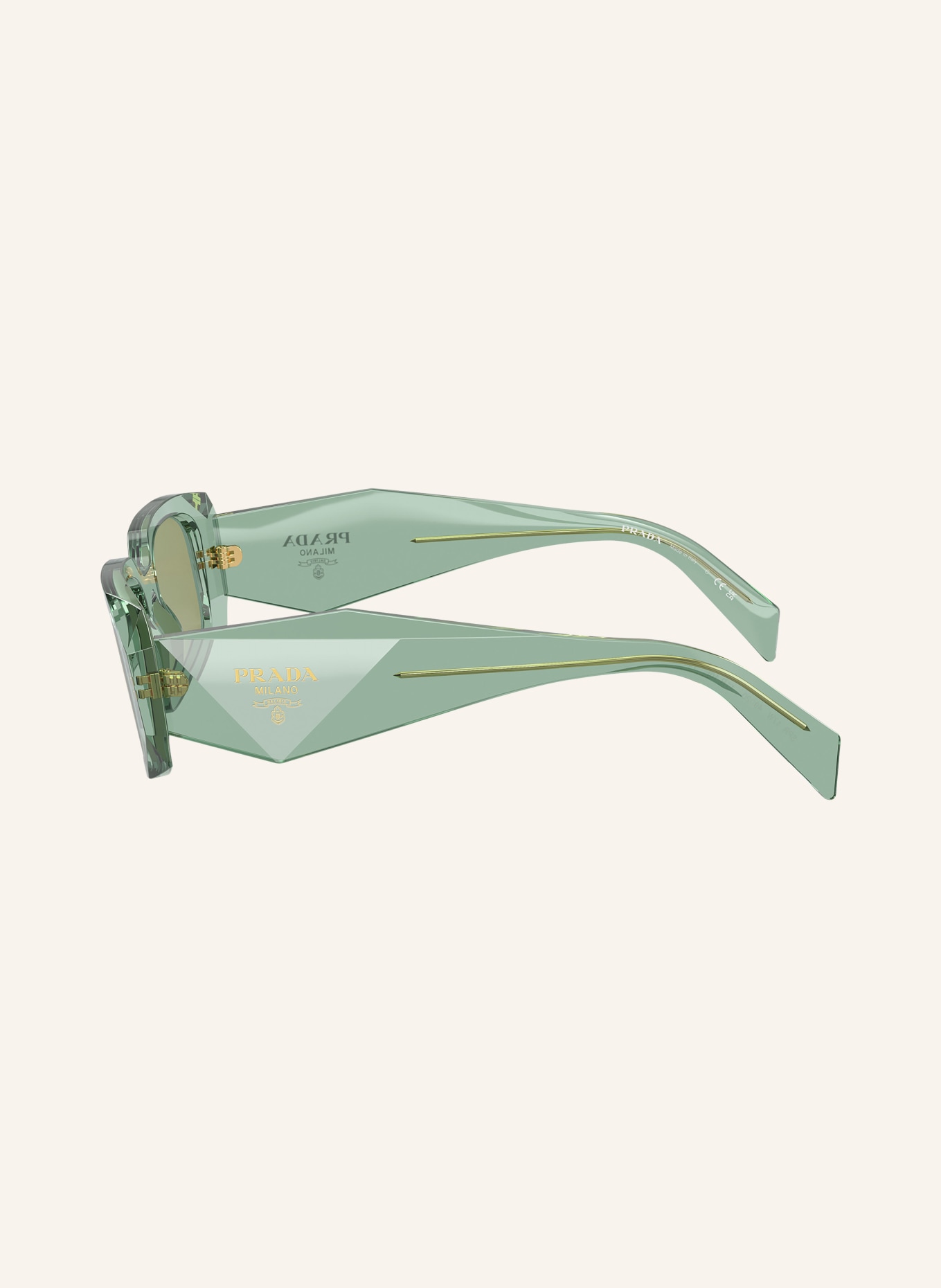 PRADA Sonnenbrille PR 17WS: 11R10E - GRÜN/ GRÜN VERSPIEGELT