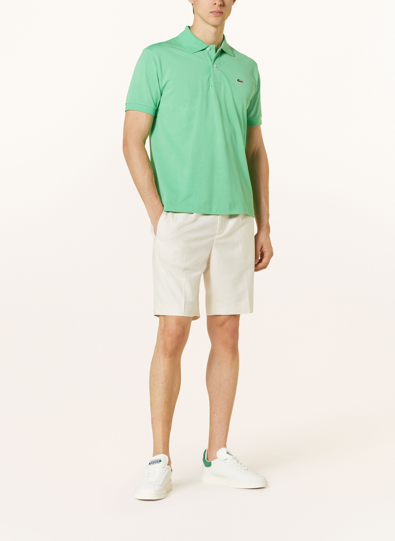 LACOSTE Piqué-Poloshirt Classic Fit, Farbe: MINT (Bild 2)