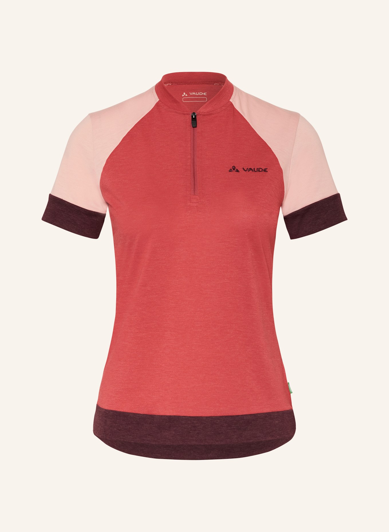 VAUDE Cycling shirt ALTISSIMO, Color: LIGHT RED/ LIGHT ORANGE/ DARK RED (Image 1)