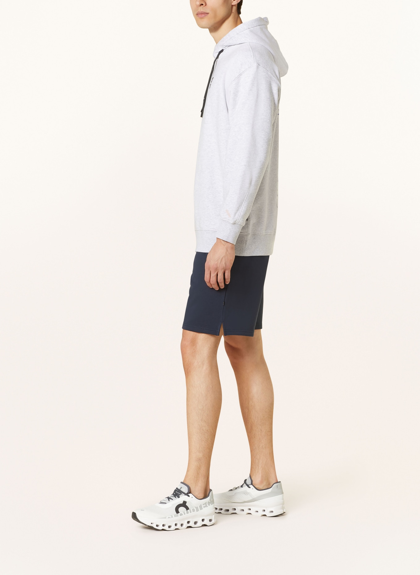 On Sweat shorts, Color: BLUE (Image 4)