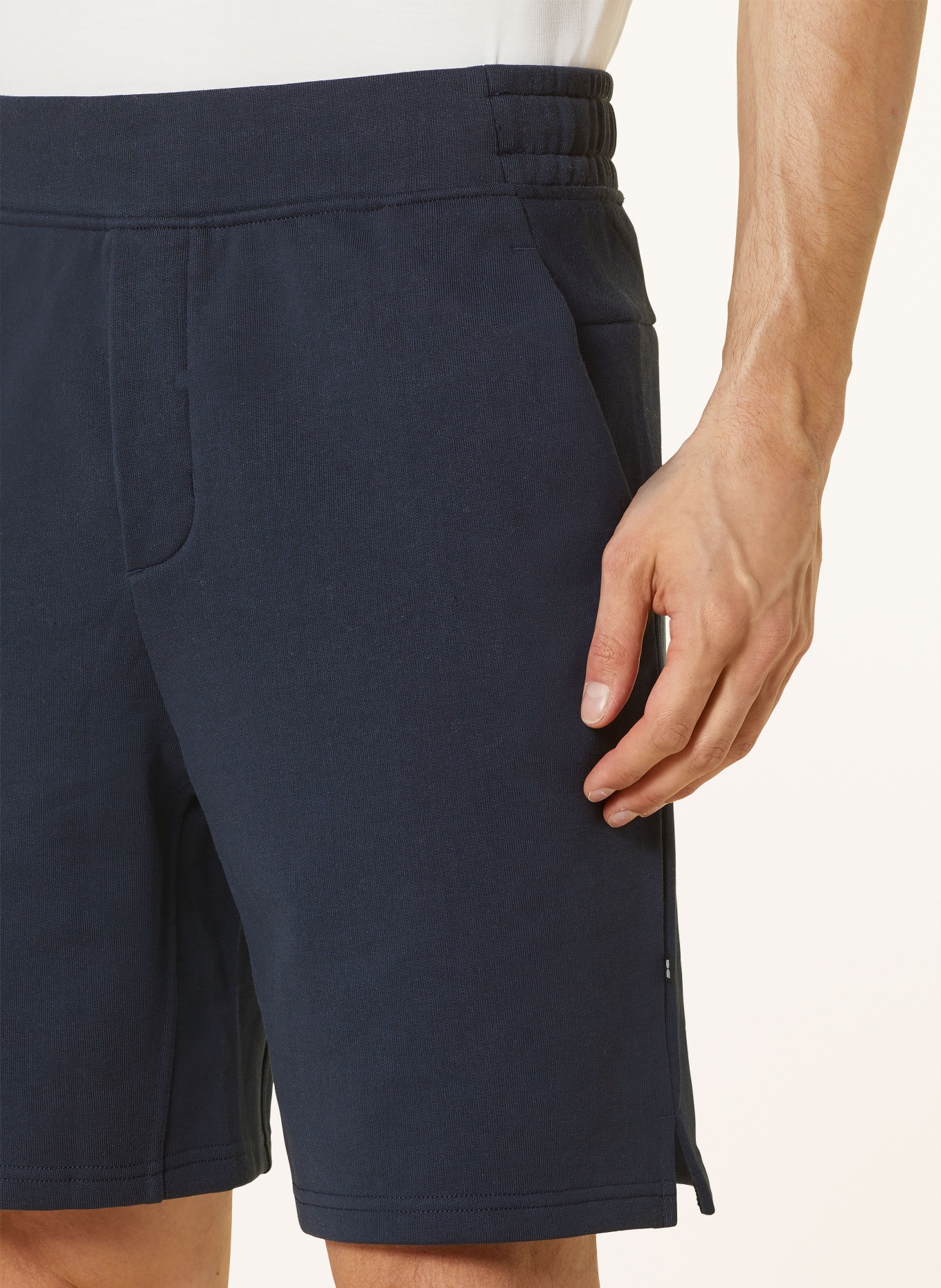 On Sweat shorts, Color: BLUE (Image 5)