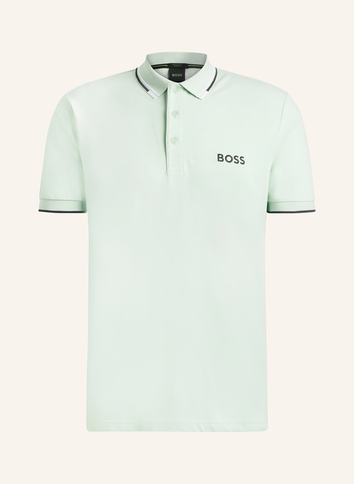 BOSS Funktions-Poloshirt PADDY PRO, Farbe: HELLGRÜN (Bild 1)