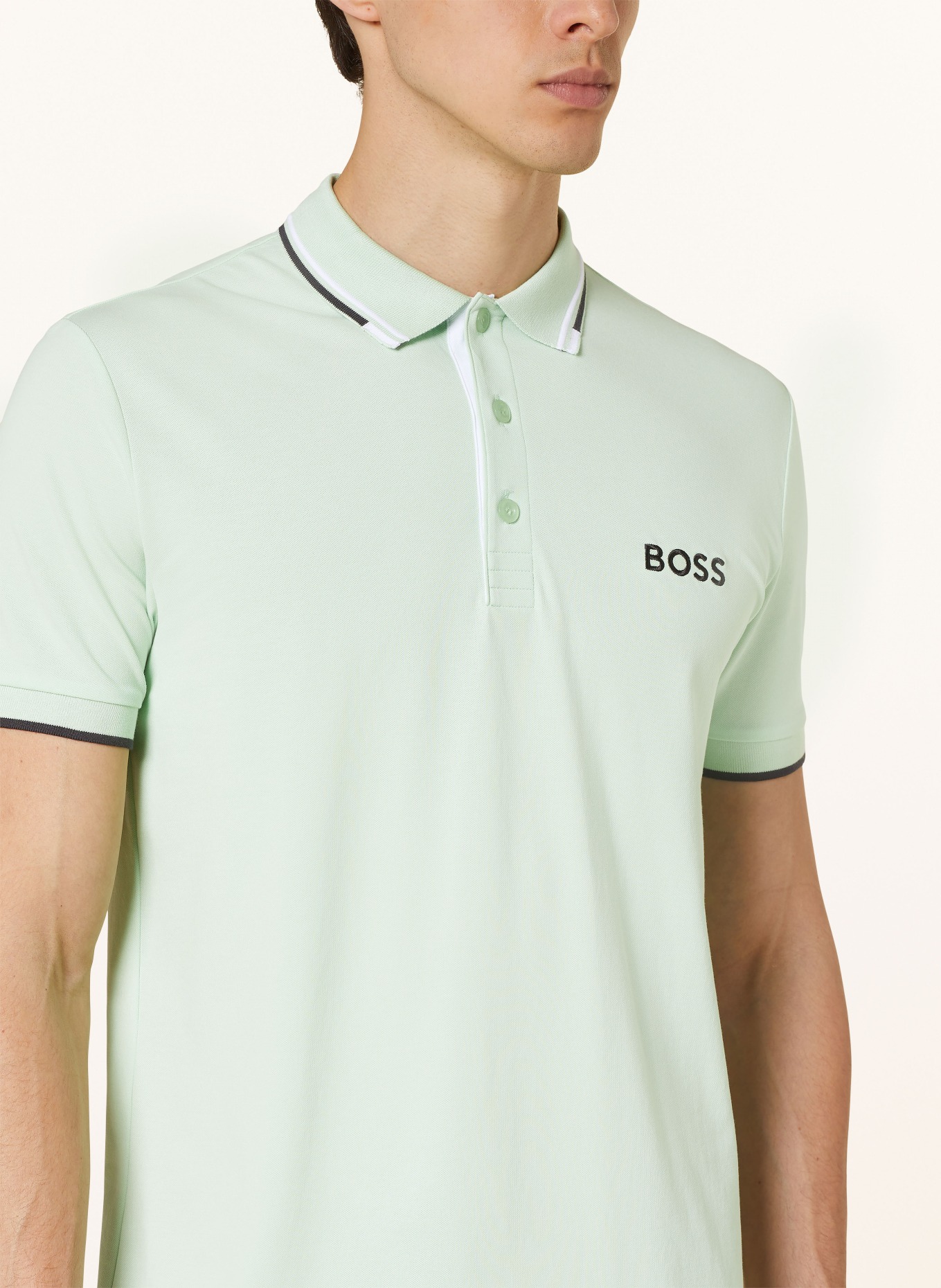 BOSS Funktions-Poloshirt PADDY PRO, Farbe: HELLGRÜN (Bild 4)