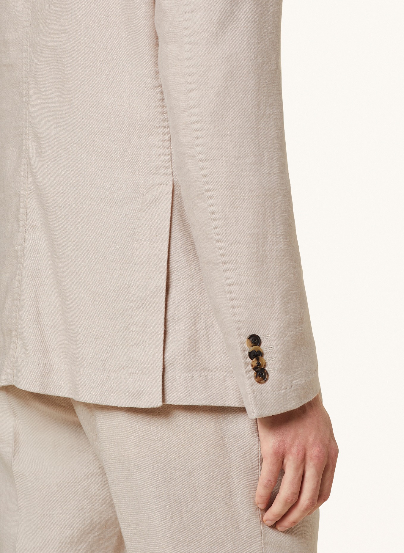 windsor. Suit jacket GIRO extra slim fit with linen , Color: 290 Open Beige                 290 (Image 6)